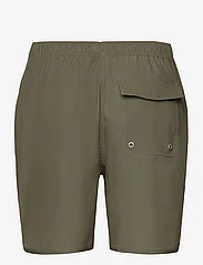 Knowledge Cotton Apparel - Swim shorts with elastic waist and - uimashortsit - burned olive - 1