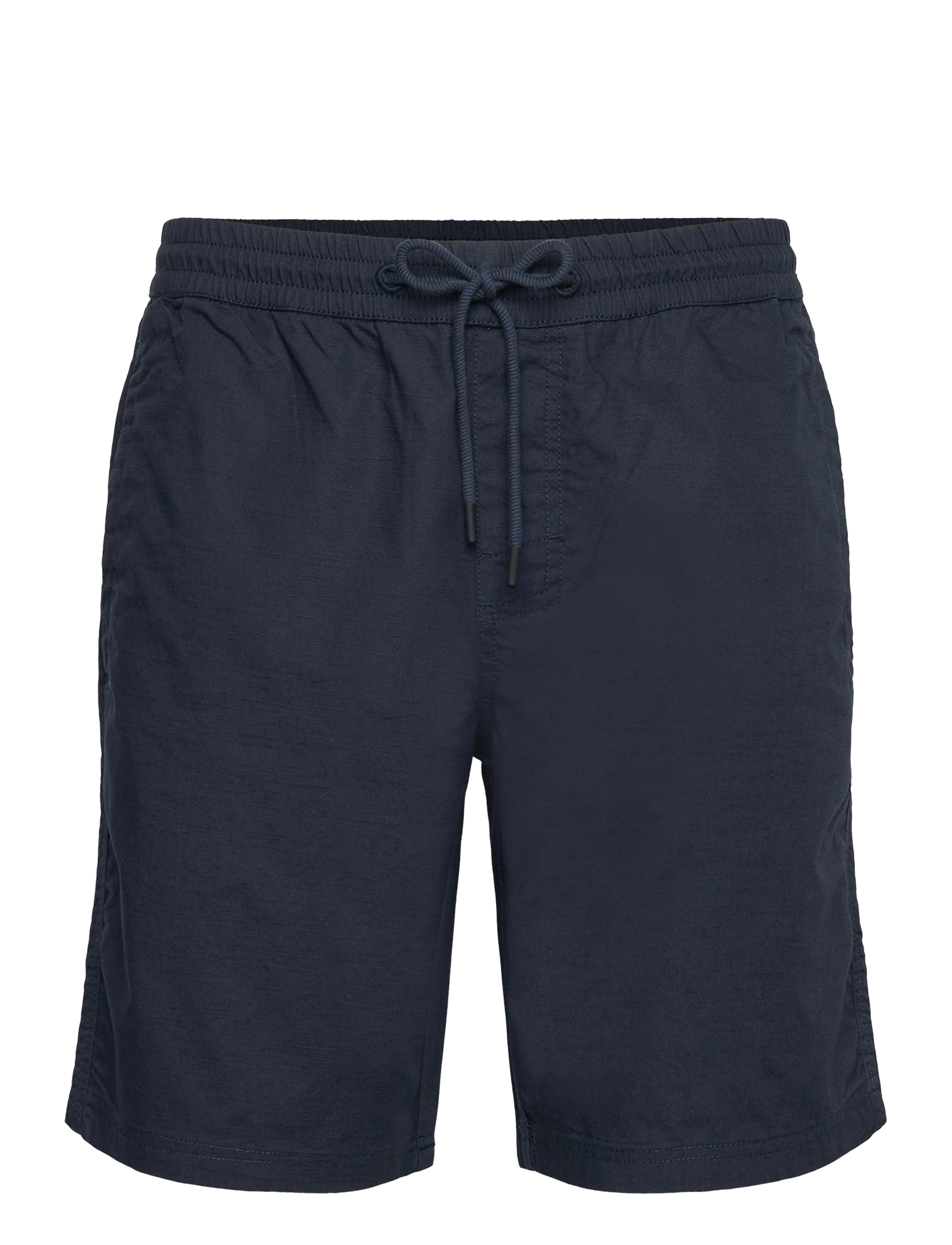 Knowledge Cotton Apparel Boardwalk slub shorts with elastic - Shorts - TOTAL ECLIPSE / navy