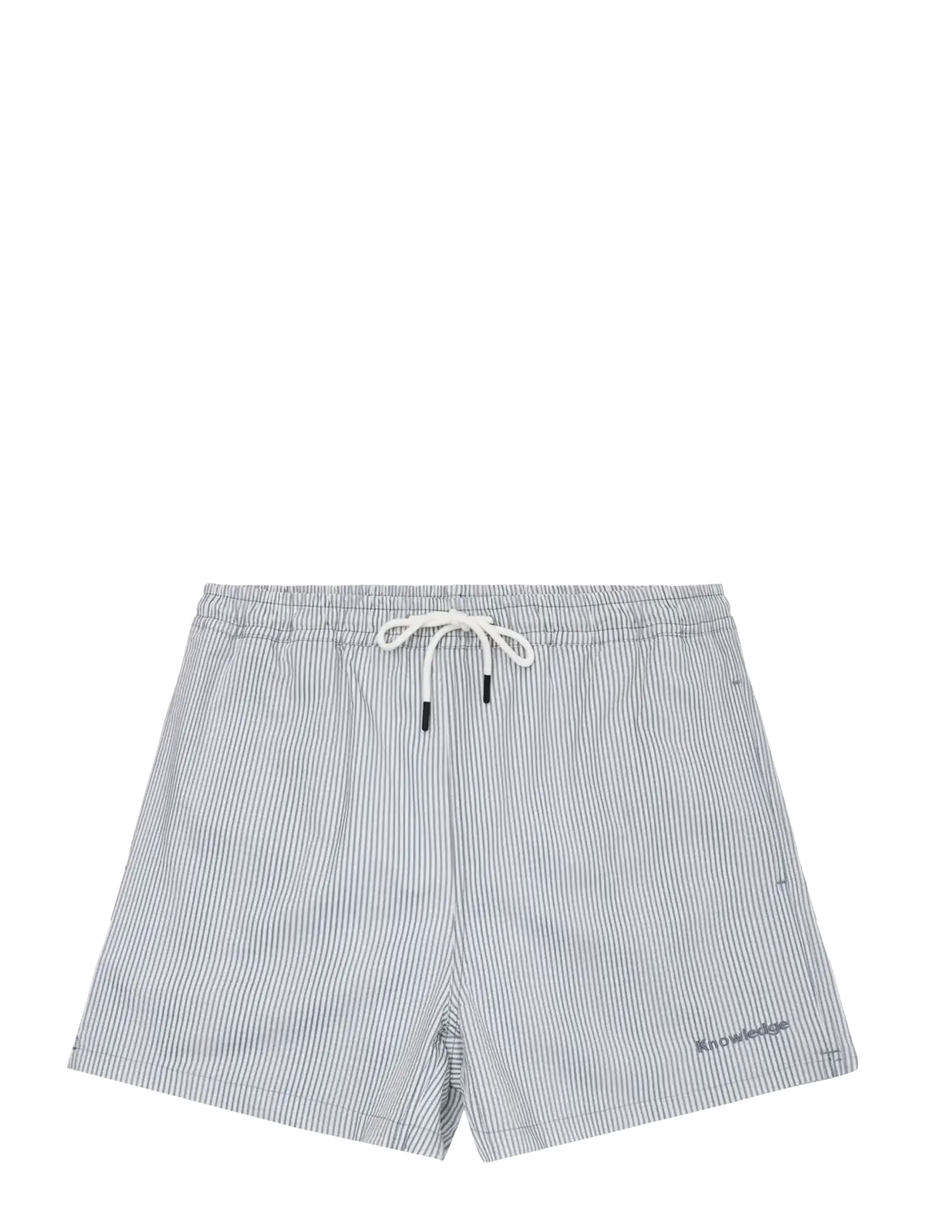 Knowledge Cotton Apparel Mid-thigh seersucker swimshorts - Tänavastiil - BLUE STRIPE / blue
