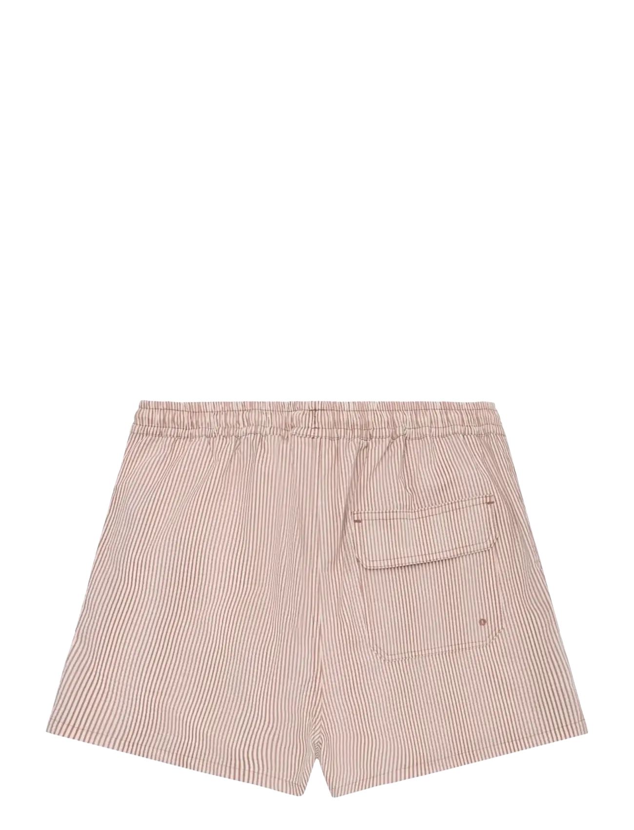 Knowledge Cotton Apparel - Mid-thigh seersucker swimshorts - badehose - red stripe - 2