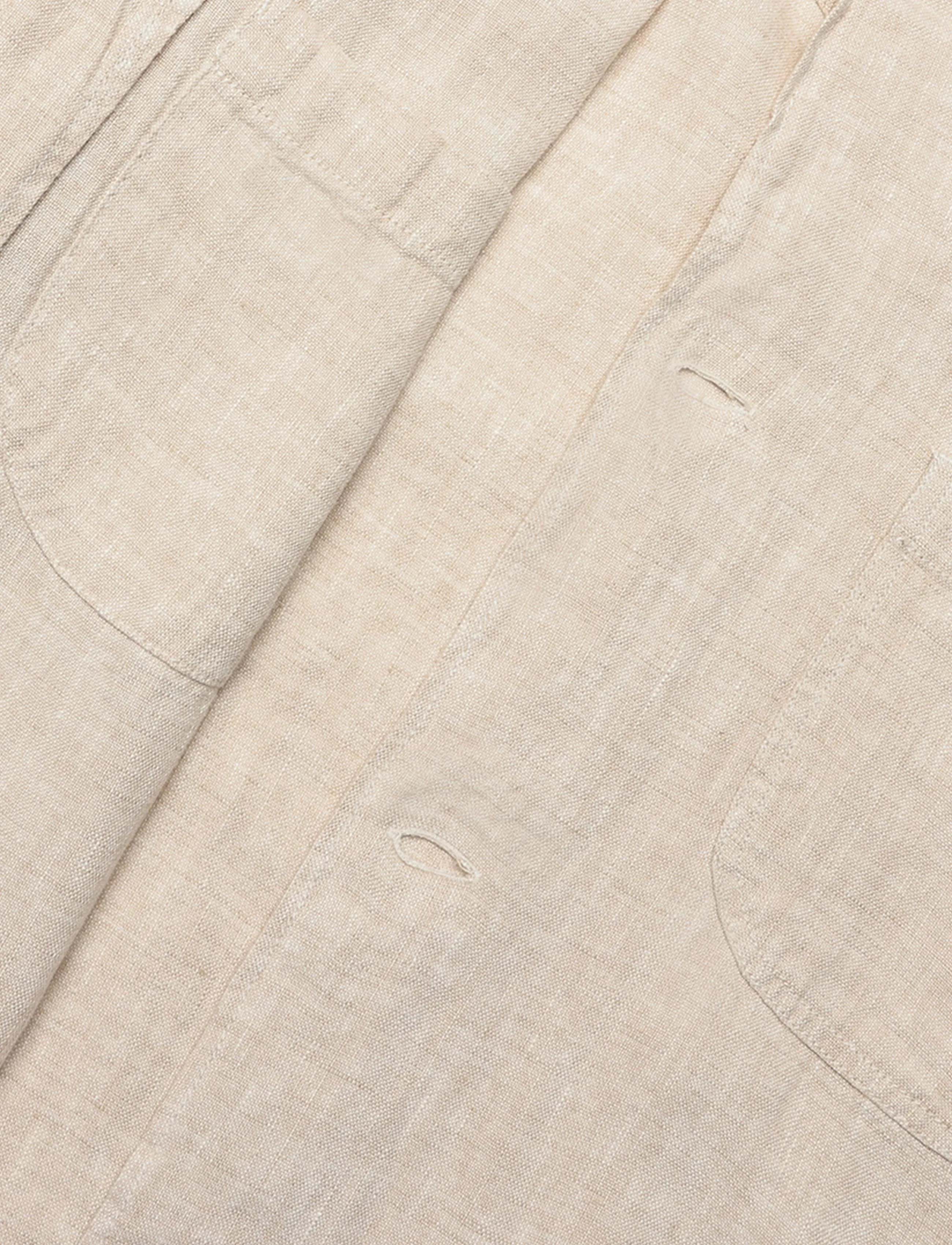Knowledge Cotton Apparel - Linen overshirt - frühlingsjacken - yarndyed - light feather gray - 3