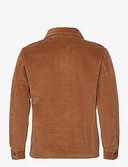 Knowledge Cotton Apparel - Stretched 8-wales corduroy overshir - miesten - brown sugar - 1