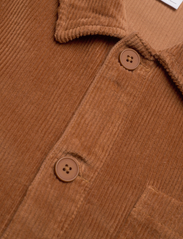 Knowledge Cotton Apparel - Stretched 8-wales corduroy overshir - heren - brown sugar - 2