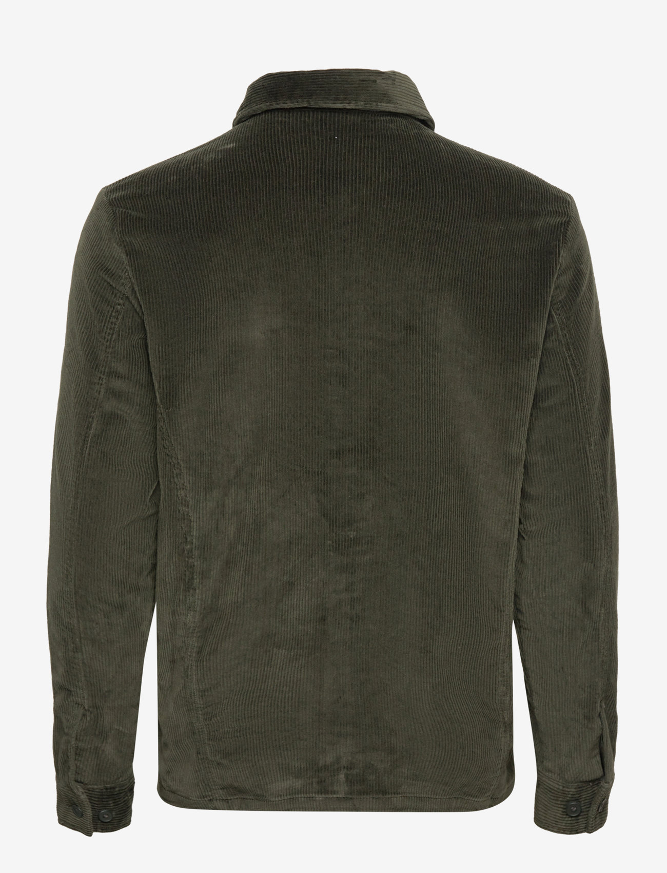 Knowledge Cotton Apparel - Organic Cotton Corduroy Overshirt G - fløjlsskjorter - forrest night - 1