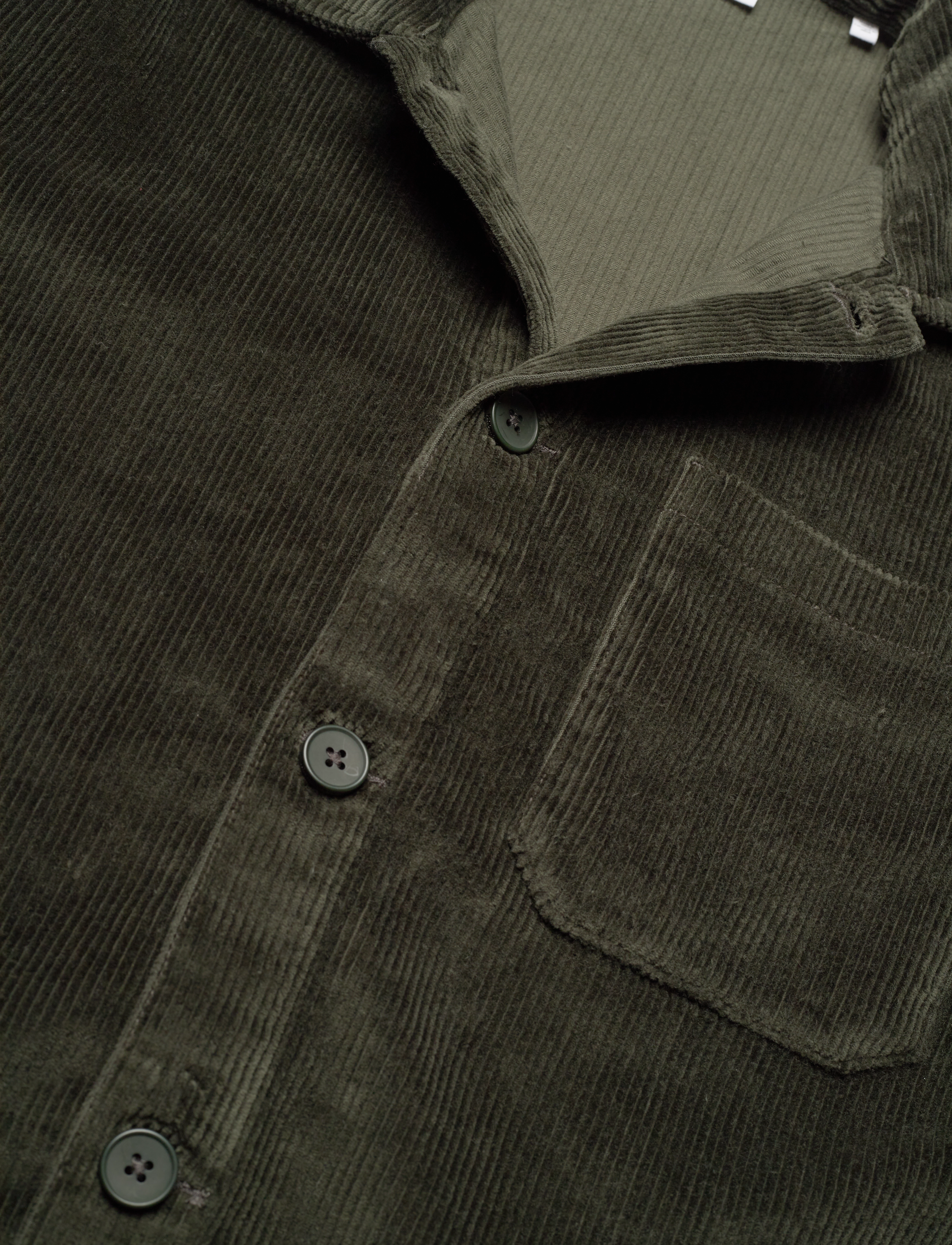 Knowledge Cotton Apparel - Organic Cotton Corduroy Overshirt G - forrest night - 2