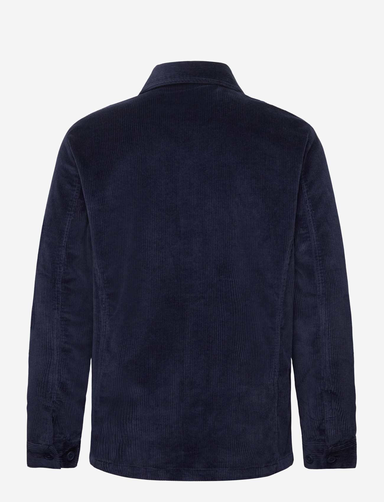 Knowledge Cotton Apparel - Organic Cotton Corduroy Overshirt G - manchesterskjortor - night sky - 1