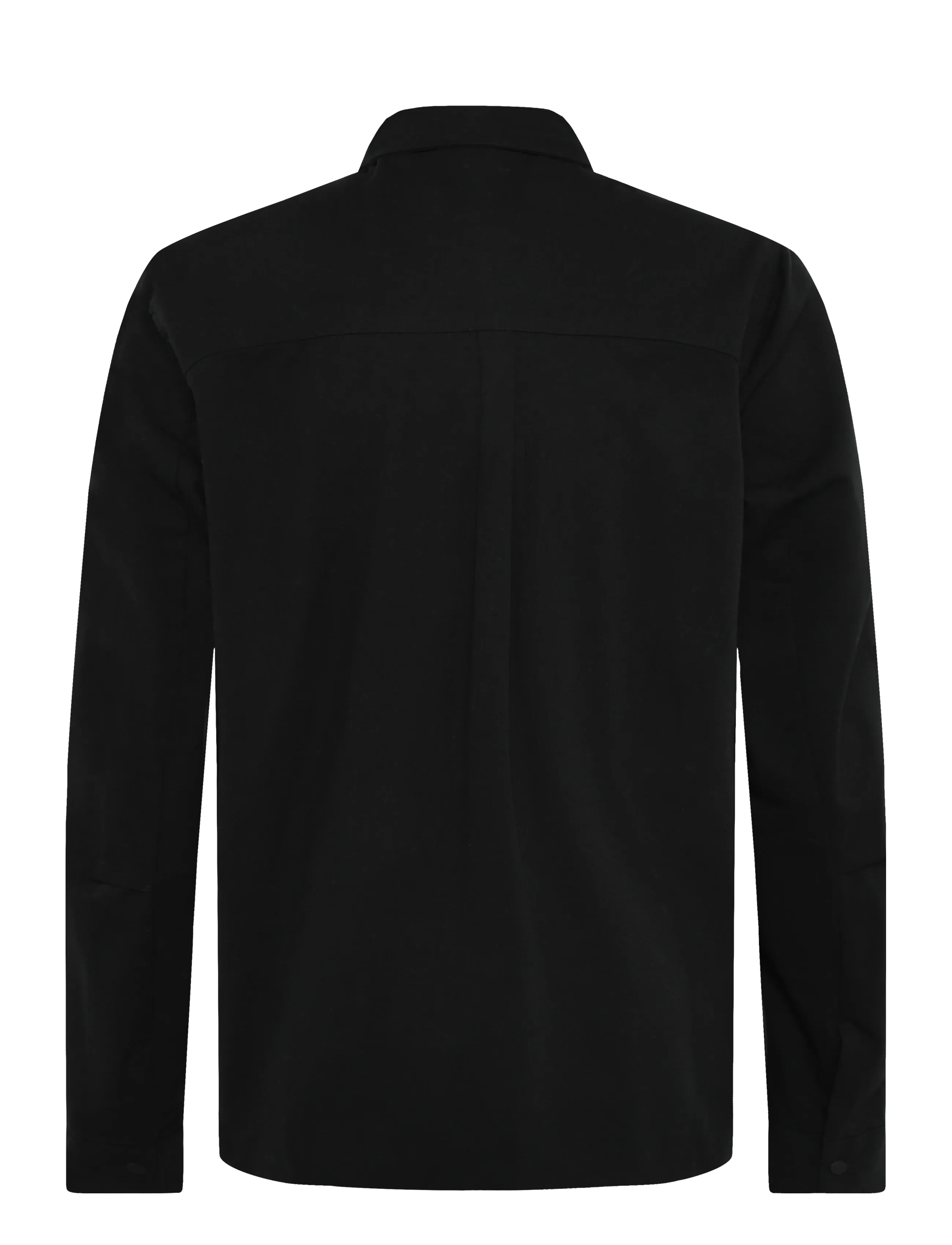 Knowledge Cotton Apparel - Ripstop overshirt - GOTS/Vegan - mænd - black jet - 2