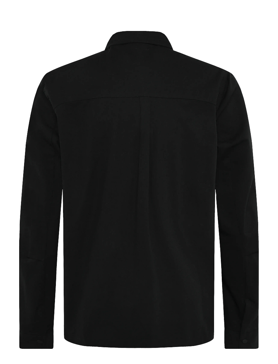 Knowledge Cotton Apparel - Ripstop overshirt - GOTS/Vegan - osta olukorra järgi - black jet - 2