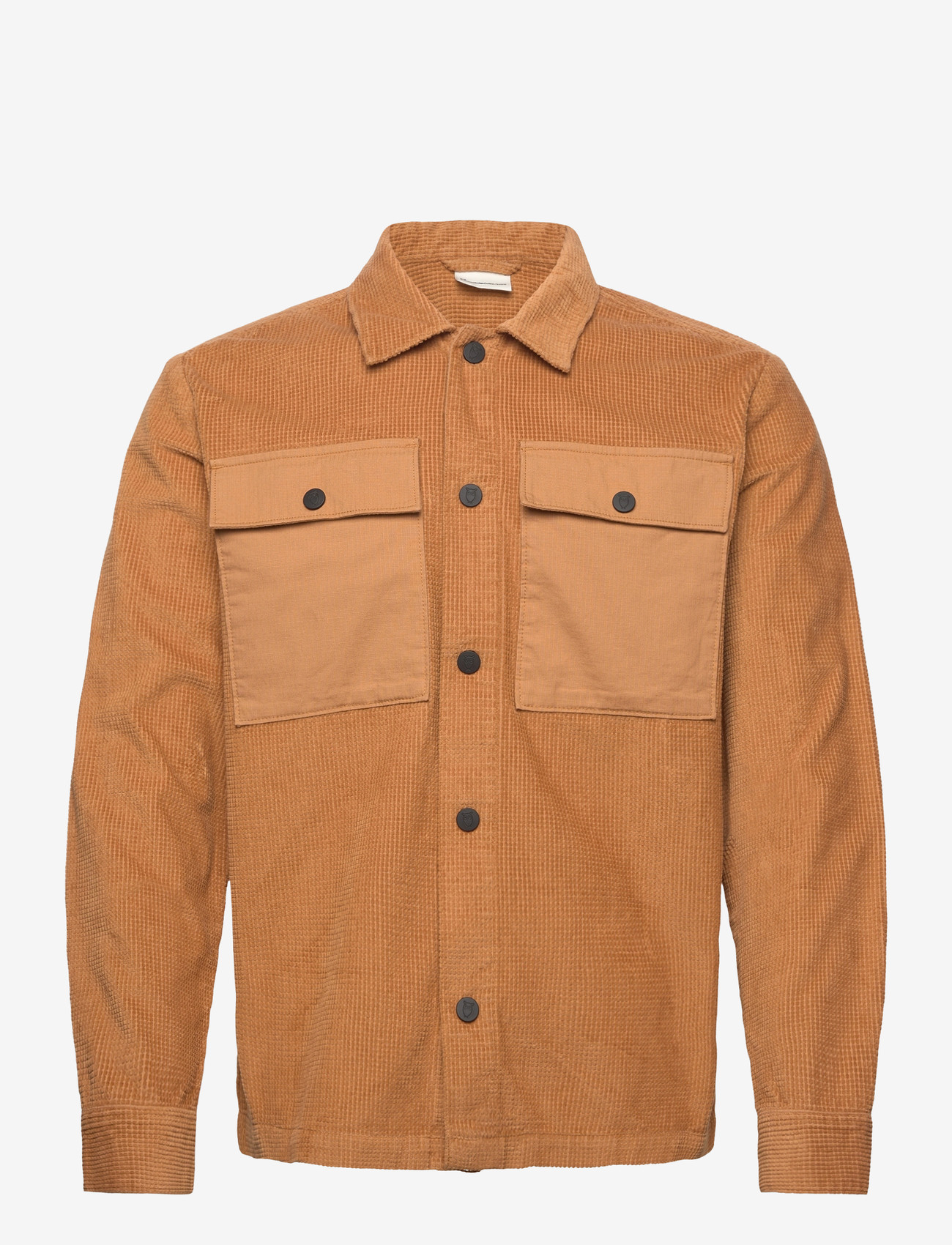 Knowledge Cotton Apparel - Organic Cotton Corduroy Overshirt G - cordhemden - apple cinnamon - 0