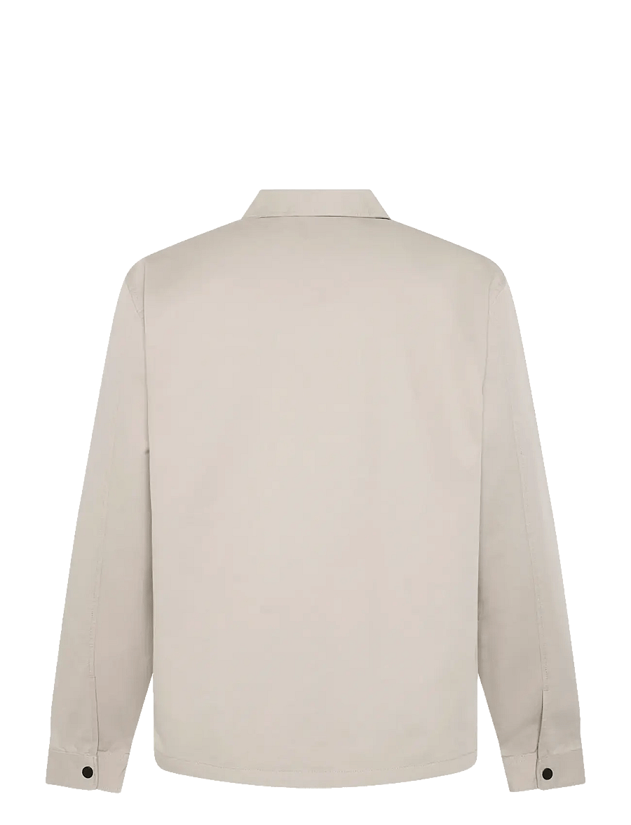 Knowledge Cotton Apparel - Twill zip overshirt - nach anlass kaufen - light feather gray - 2