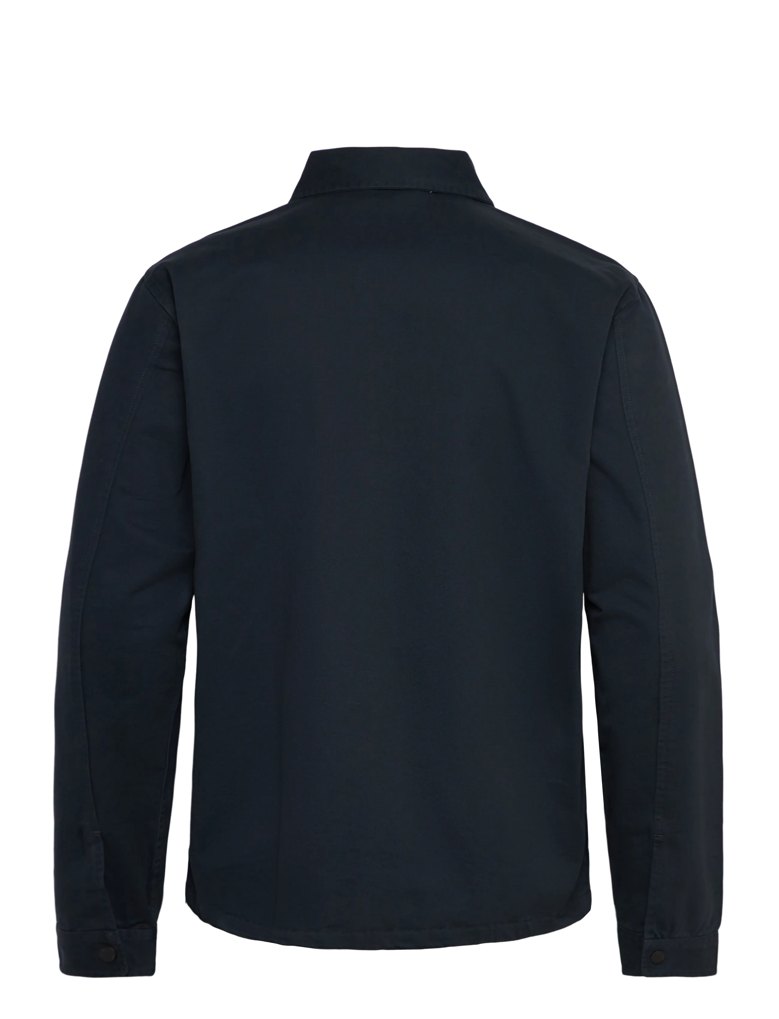 Knowledge Cotton Apparel - Twill zip overshirt - nach anlass kaufen - total eclipse - 1