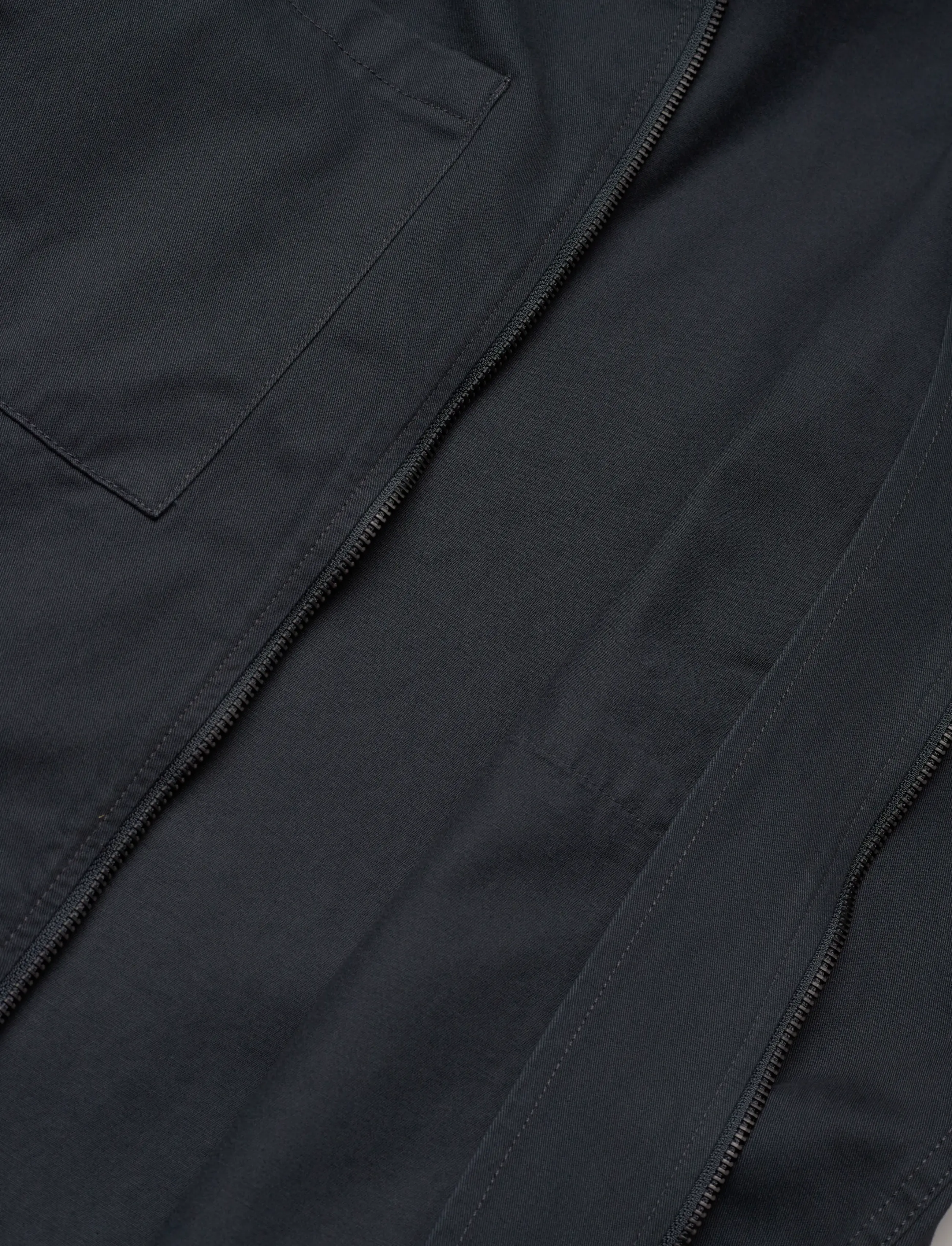 Knowledge Cotton Apparel - Twill zip overshirt - nach anlass kaufen - total eclipse - 4
