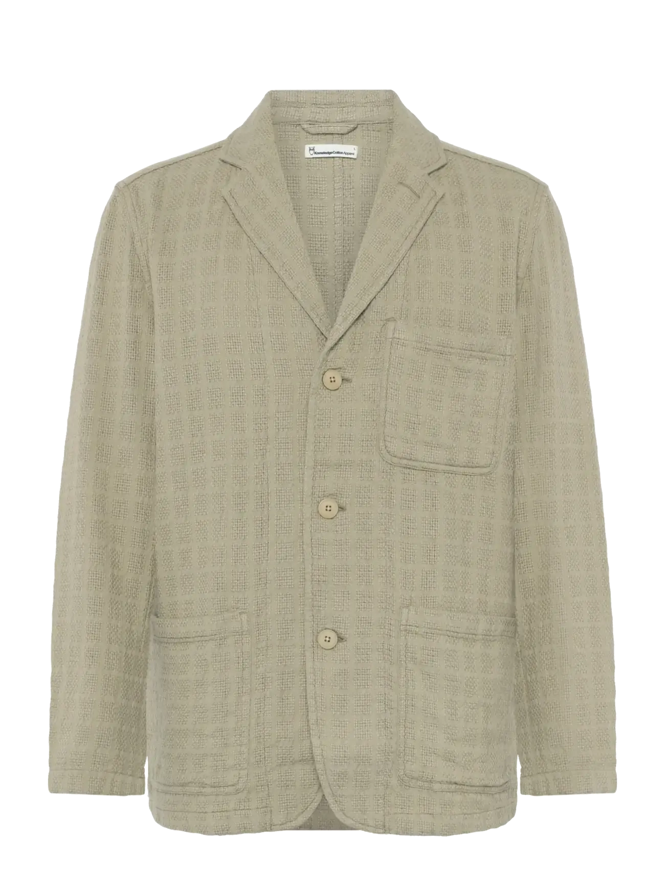 Knowledge Cotton Apparel Structure blazer - Kläder - TWILL / beige