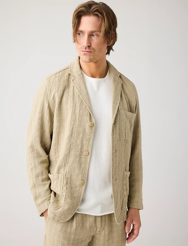Knowledge Cotton Apparel - Structure blazer - single breasted blazers - twill - 3