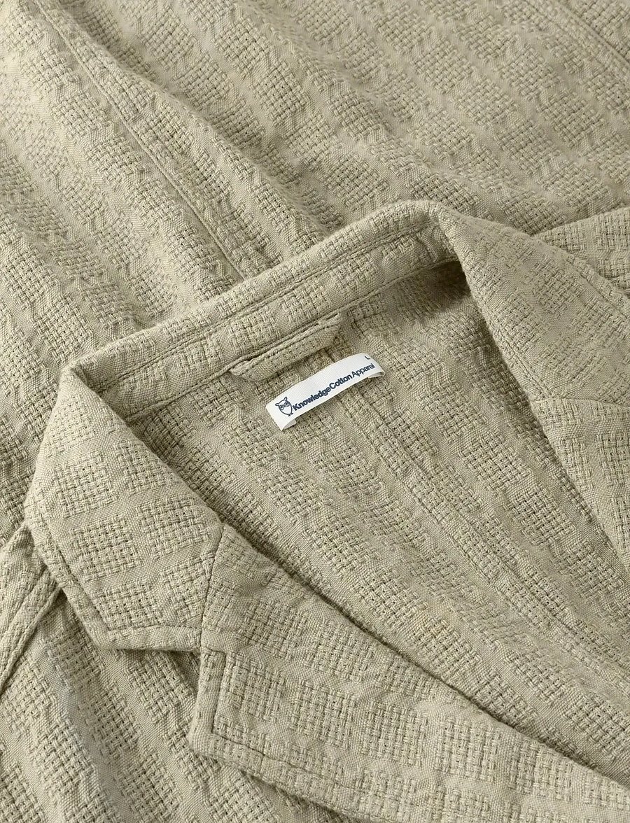 Knowledge Cotton Apparel - Structure blazer - enkeltradede blazere - twill - 4