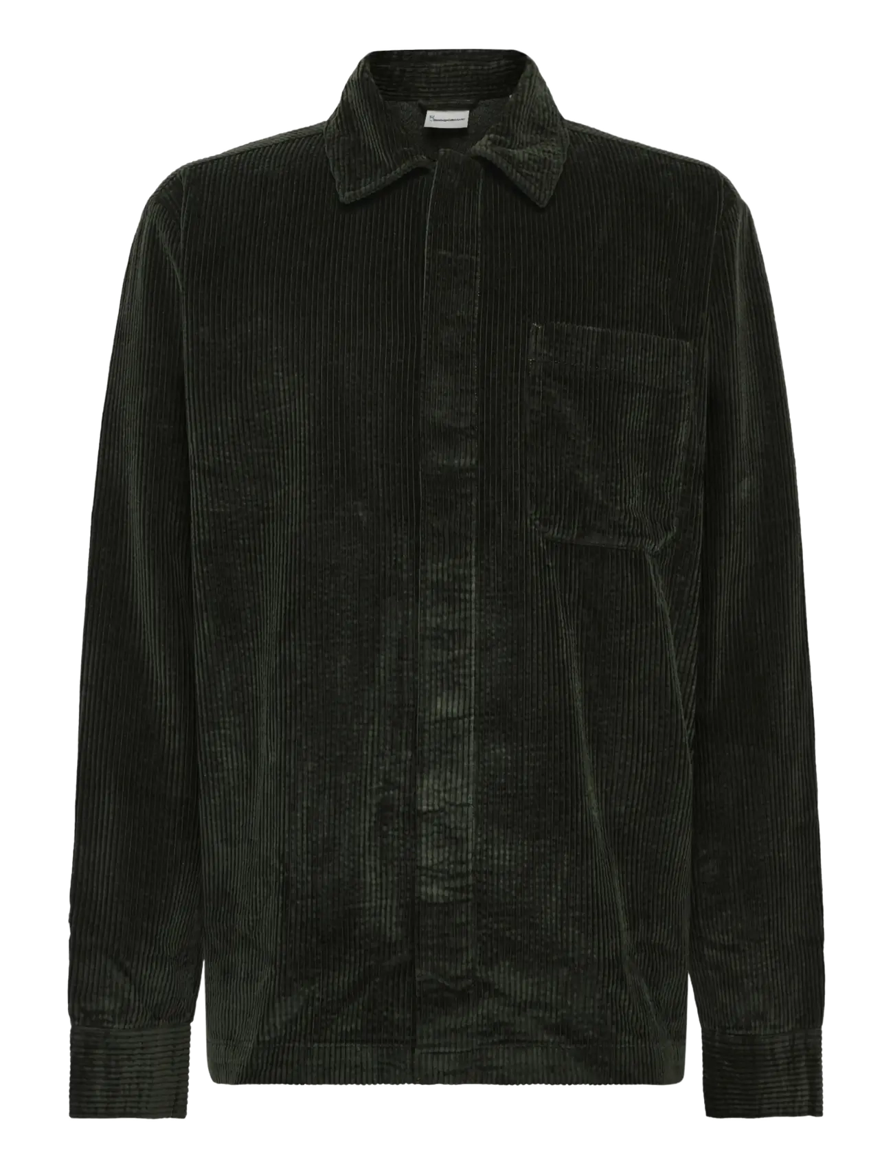 Knowledge Cotton Apparel Corduroy overshirt - Streetstyle - FOREST NIGHT / green