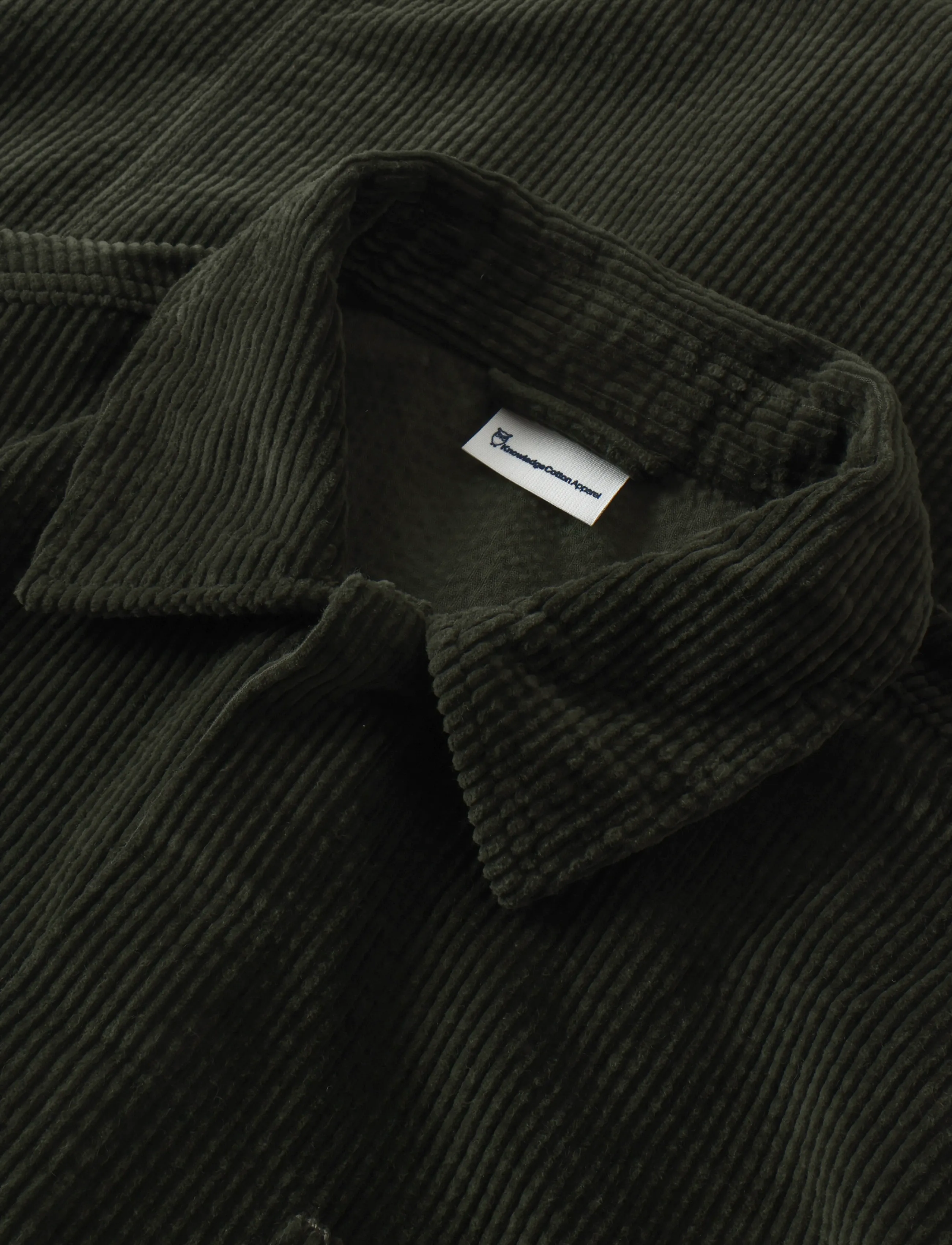 Knowledge Cotton Apparel - Corduroy overshirt - Überhemden - forest night - 4