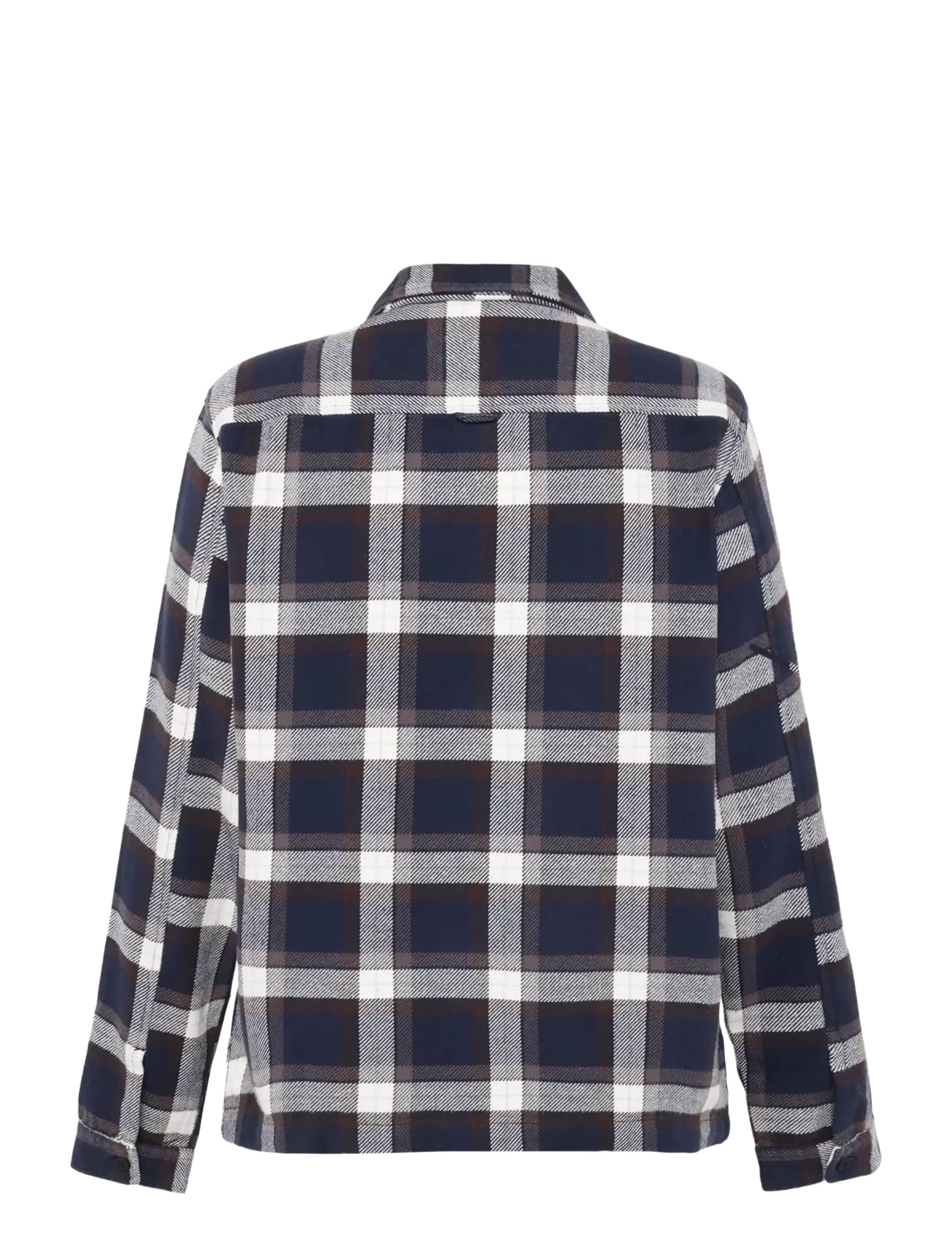 Knowledge Cotton Apparel - Flannel check overshirt - flanell-hemden - navy - 1