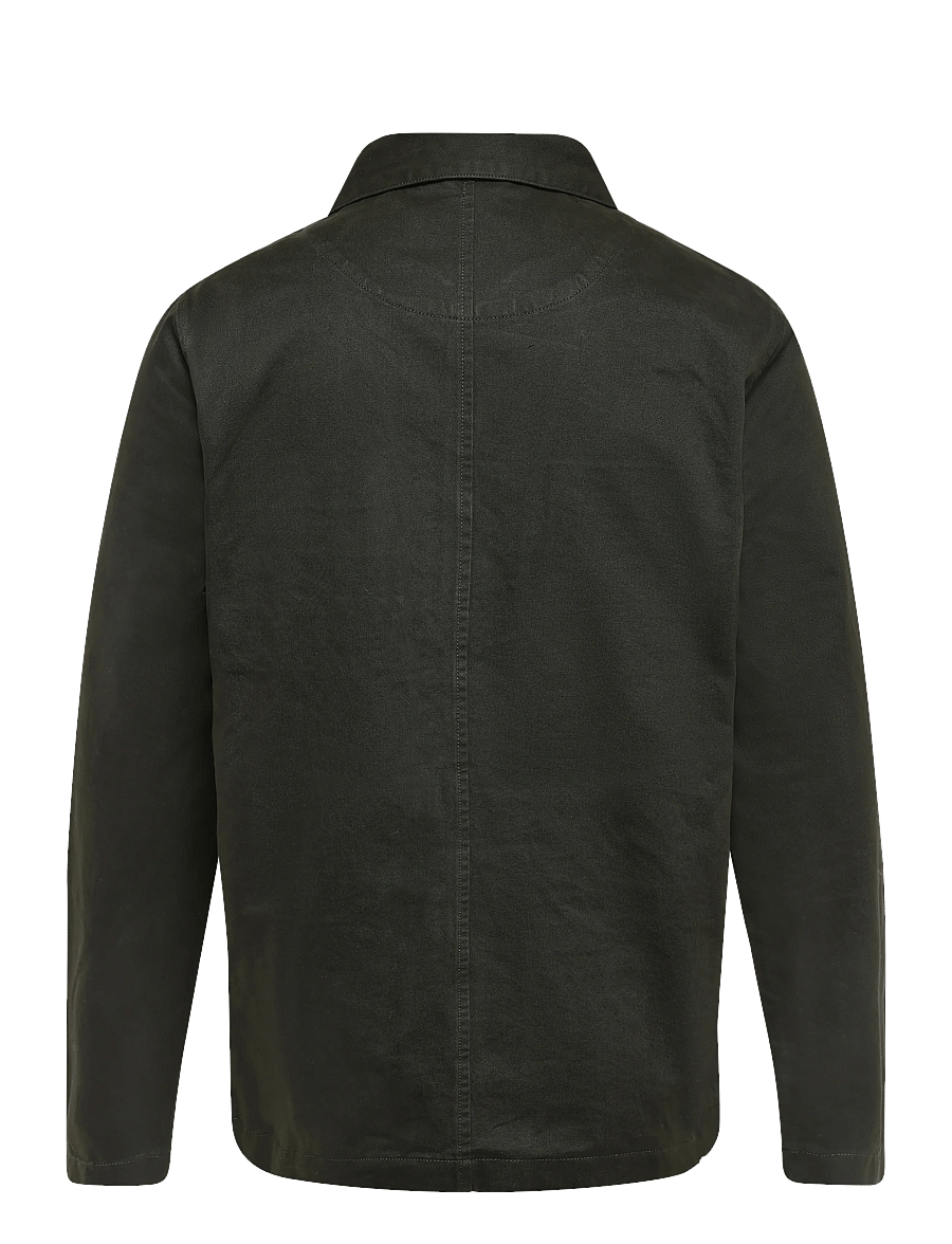 Knowledge Cotton Apparel - Twill core overshirt - osta olukorra järgi - forrest night - 1