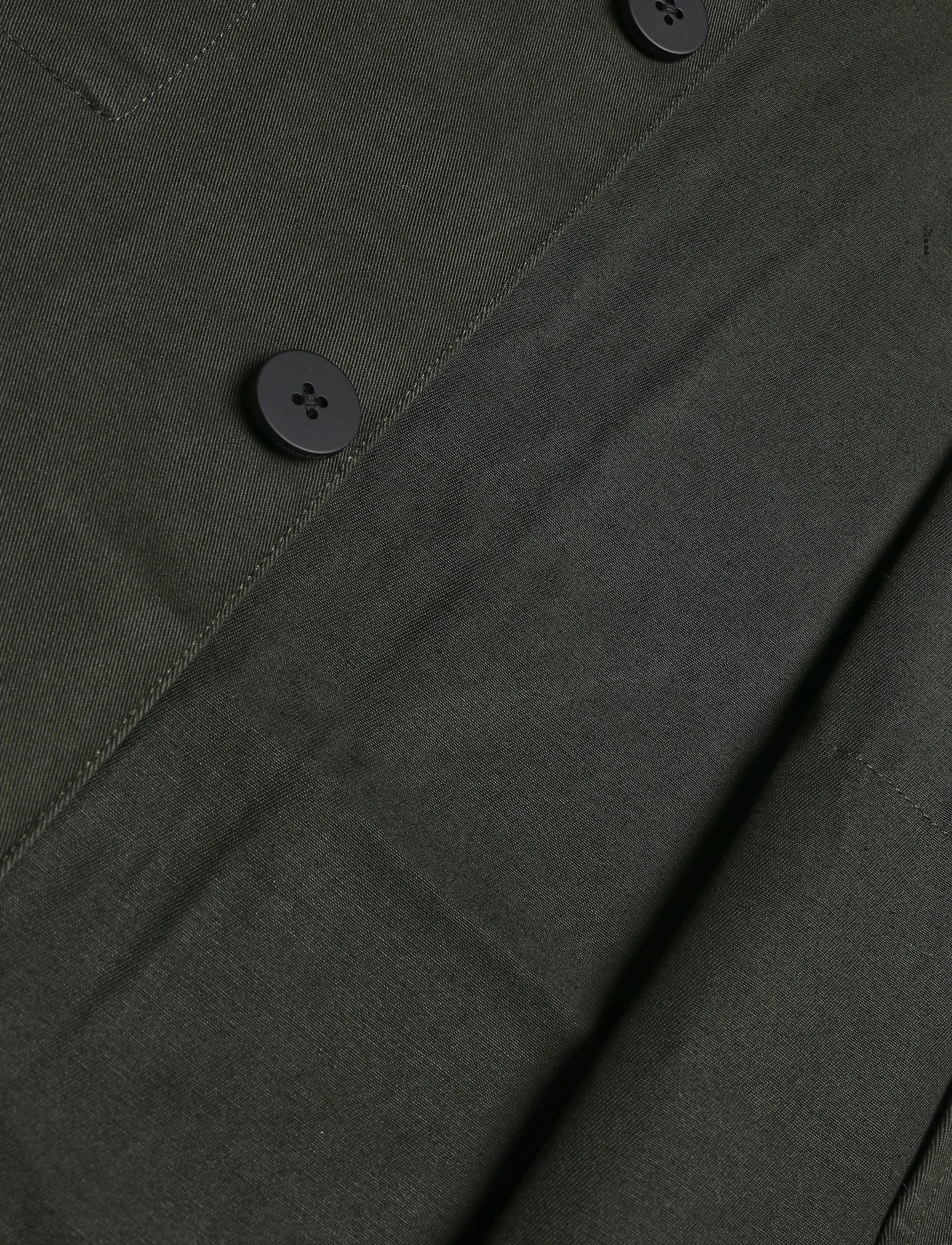 Knowledge Cotton Apparel - Twill core overshirt - osta olukorra järgi - forrest night - 3