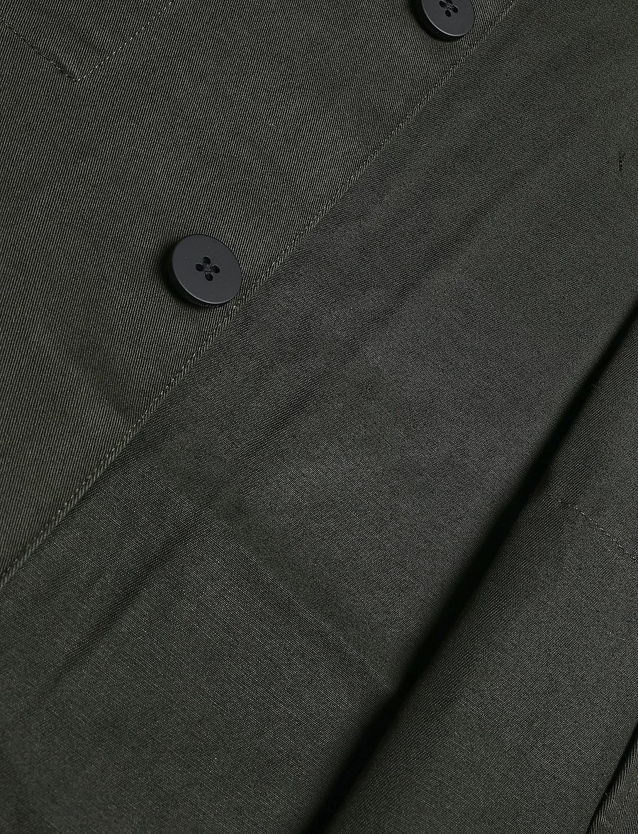 Knowledge Cotton Apparel - Twill core overshirt - osta olukorra järgi - forrest night - 3