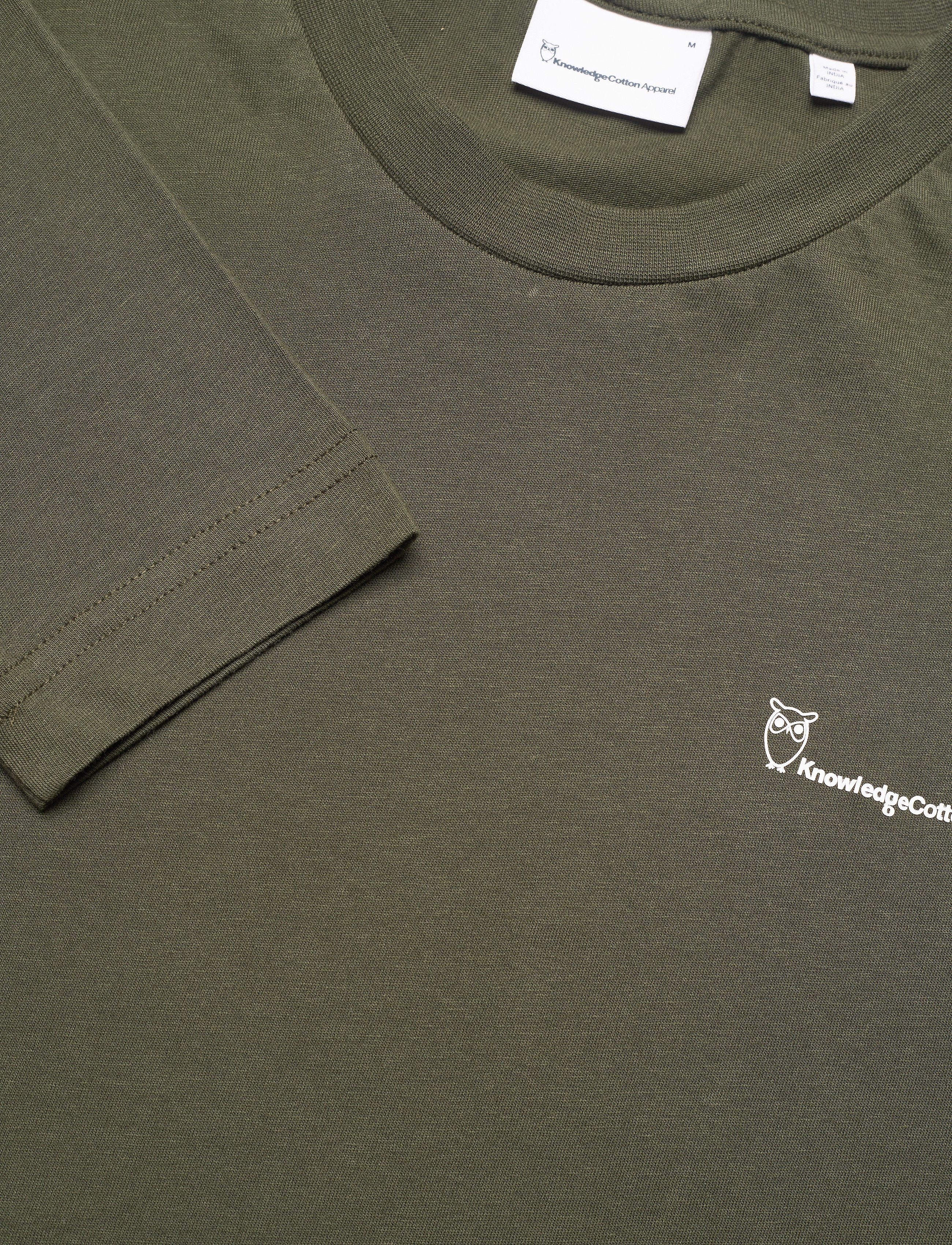 Knowledge Cotton Apparel - LOCUST transfer LS tee - GOTS/Vegan - forrest night - 2