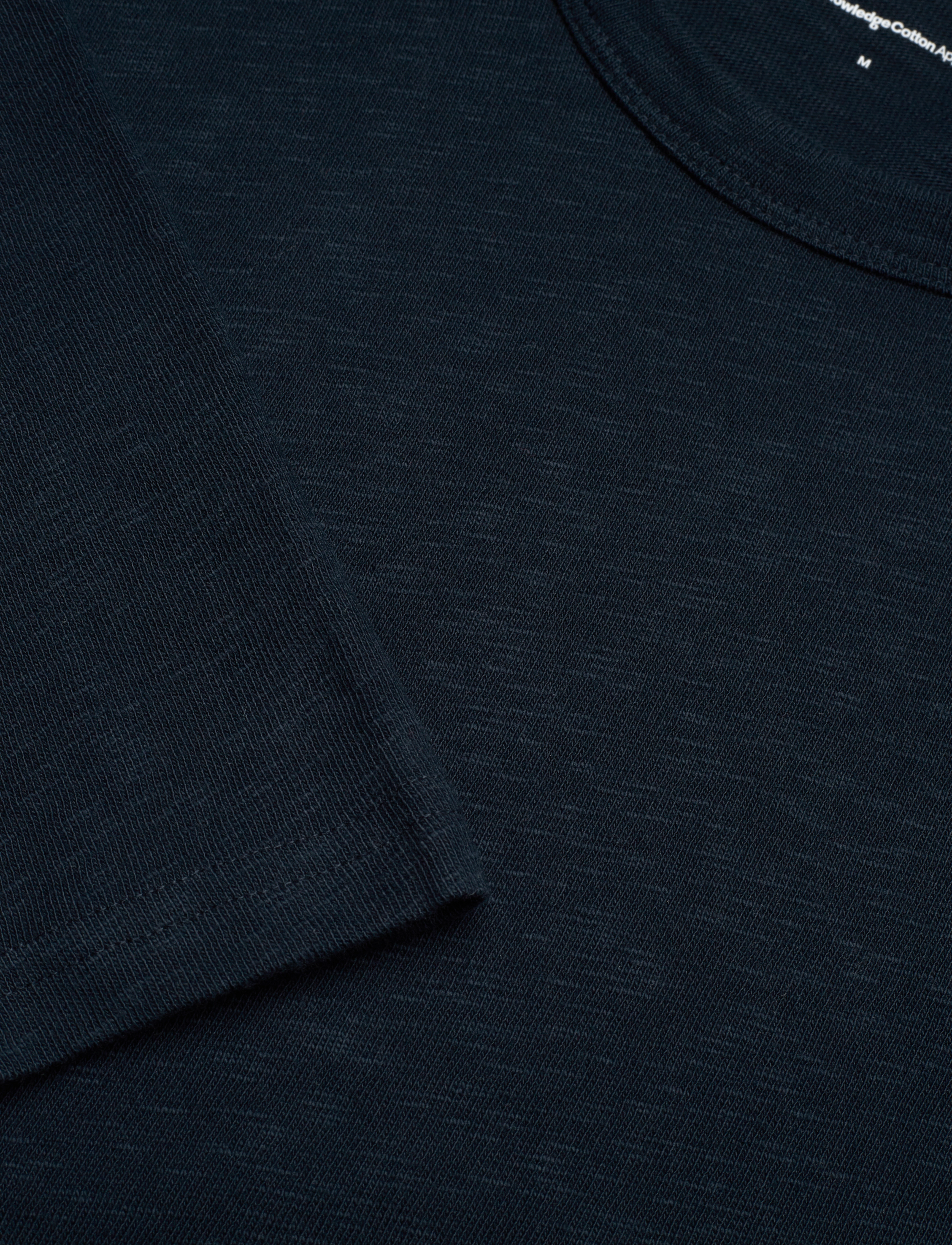 Knowledge Cotton Apparel - Slope long sleeve t-shirt - GOTS/Ve - total eclipse - 2