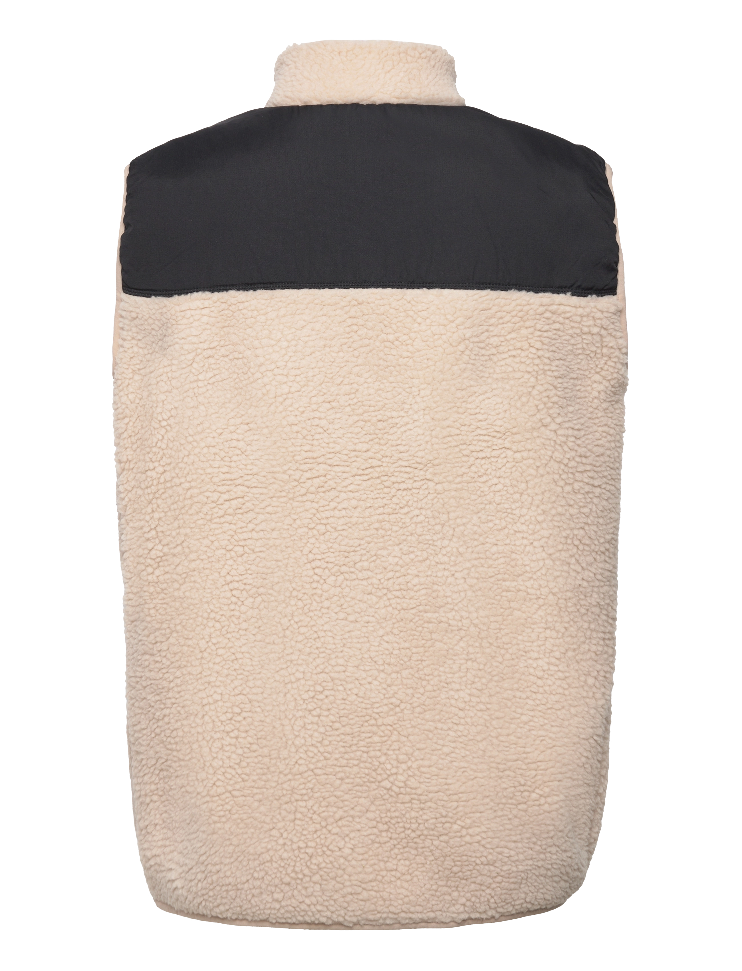 Knowledge Cotton Apparel - Teddy fleece hood vest with rib sto - item color - 1
