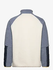 Knowledge Cotton Apparel - Teddy polyester zip sweat - GRS/Veg - vesten - egret - 1