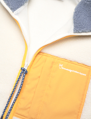 Knowledge Cotton Apparel - Teddy polyester zip sweat - GRS/Veg - vidurinio sluoksnio striukės - egret - 2