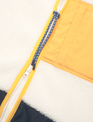 Knowledge Cotton Apparel - Teddy polyester zip sweat - GRS/Veg - vidurinio sluoksnio striukės - egret - 3