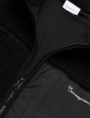 Knowledge Cotton Apparel - Teddy fleece vest - GRS/Vegan - sweatshirts - black jet - 5