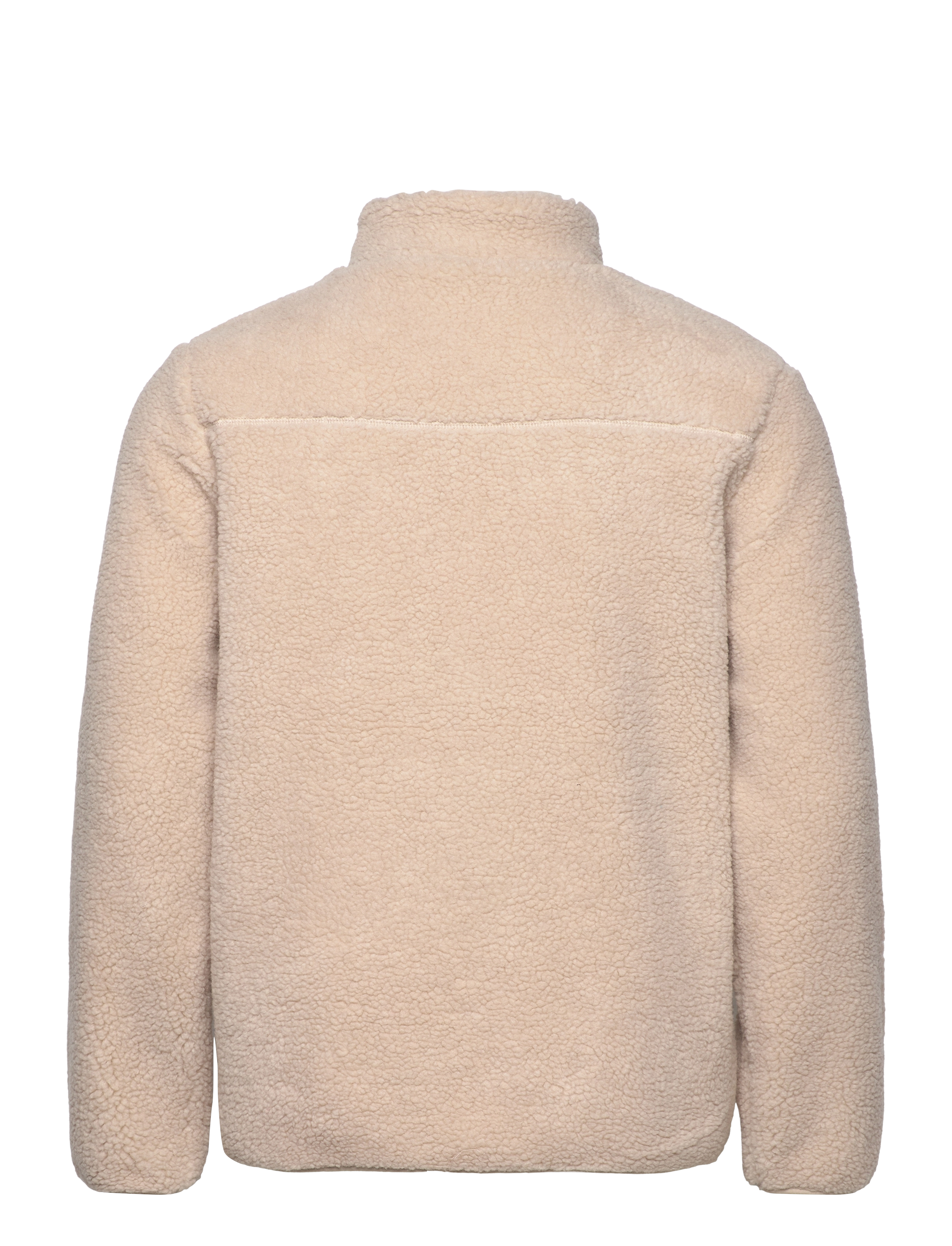 KNOWLEDGE Baumwolle APPAREL Teddy Fleece Zip Sweat - Grs/Vegan Beige - XXL - Herren