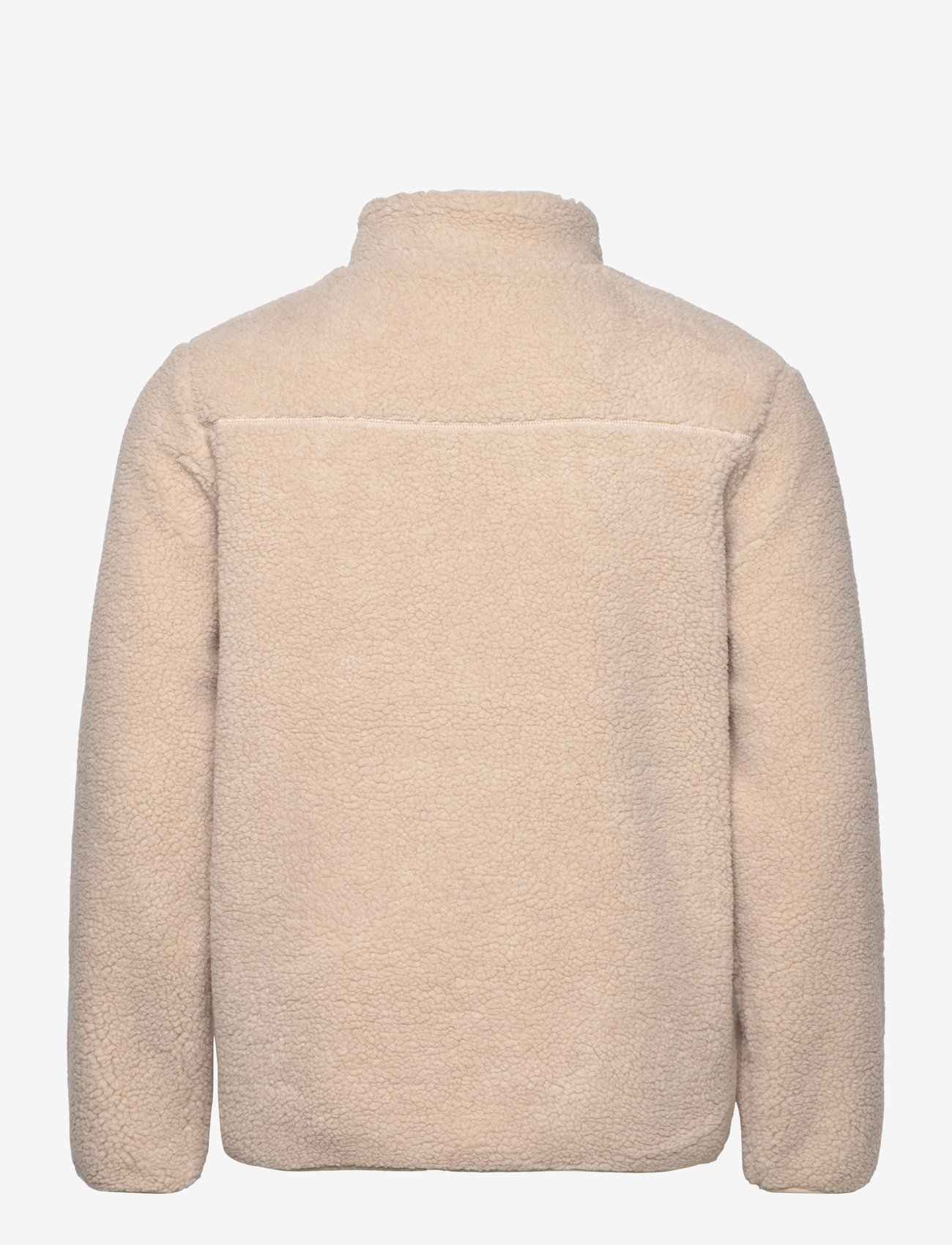 Knowledge Cotton Apparel - Teddy fleece zip sweat - GRS/Vegan - item colour - 1