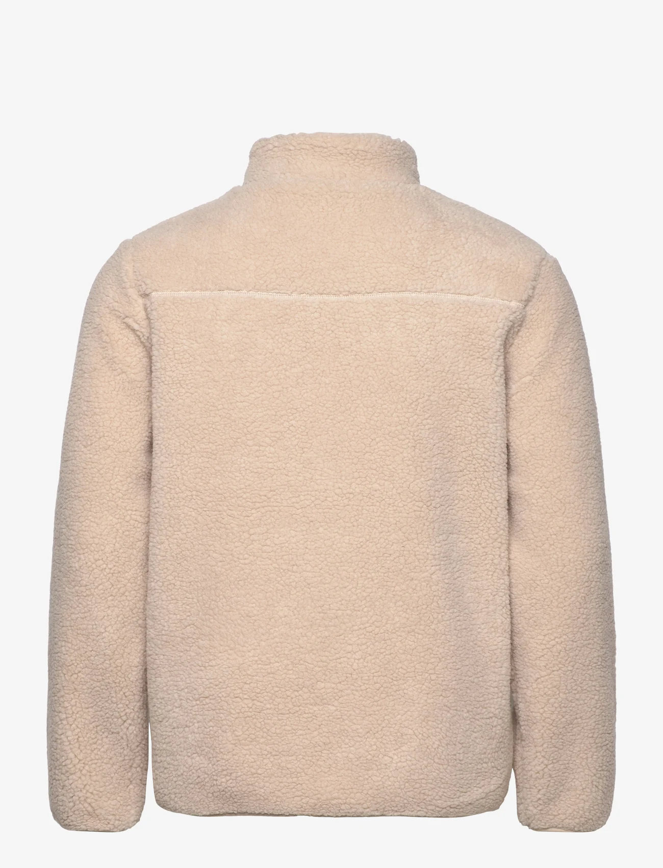 Knowledge Cotton Apparel - Teddy fleece zip sweat - GRS/Vegan - sweatshirts - item colour - 0