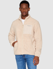 Knowledge Cotton Apparel - Teddy fleece zip sweat - GRS/Vegan - sporta džemperi - item colour - 2