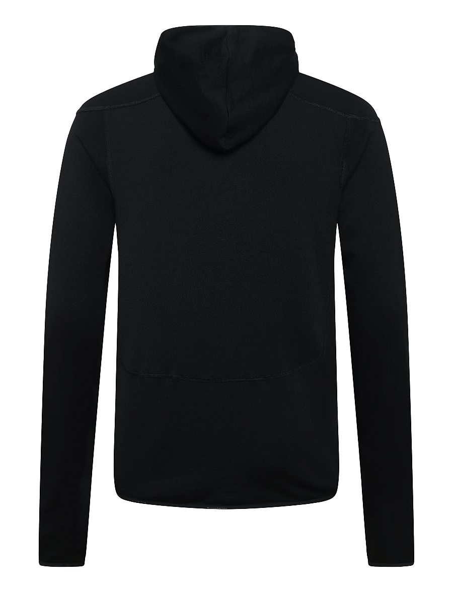 Knowledge Cotton Apparel - Dynamic wool fleece hoodie - fleece-pullover - black jet - 1