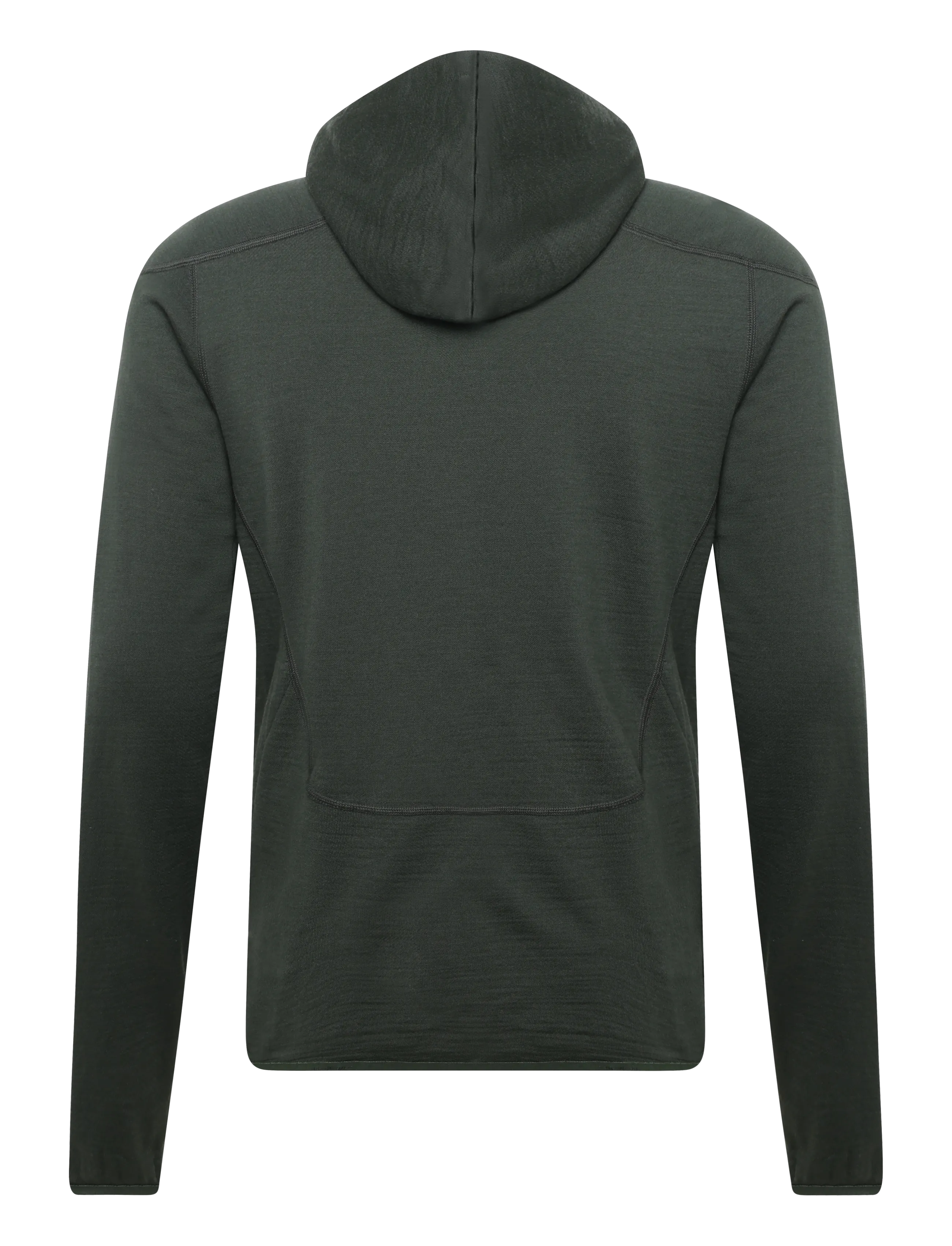 Knowledge Cotton Apparel - Dynamic wool fleece hoodie - Üleriided - forest night - 1