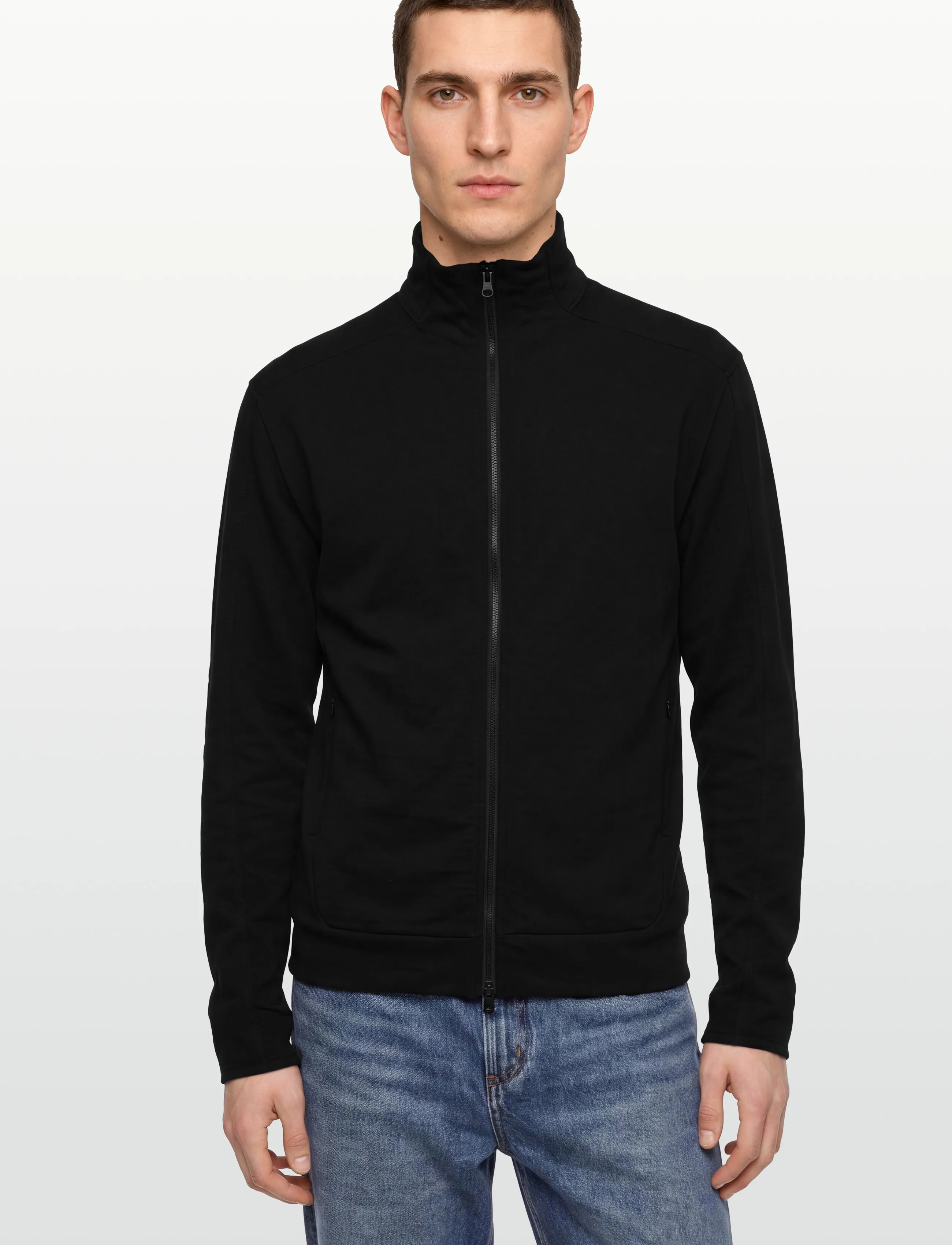 Knowledge Cotton Apparel - Dynamic wool fleece full zip - herbstjacken - black jet - 3