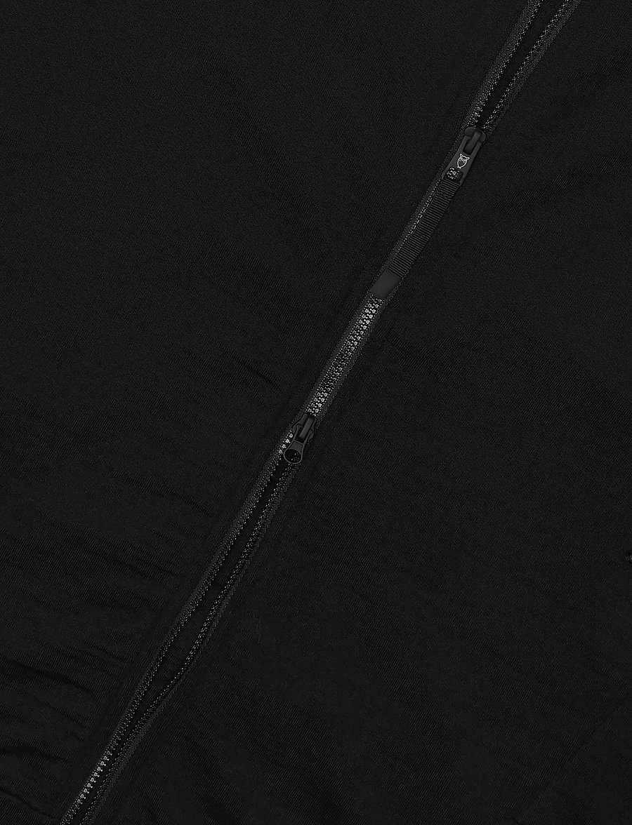 Knowledge Cotton Apparel - Dynamic wool fleece full zip - frühlingsjacken - black jet - 3