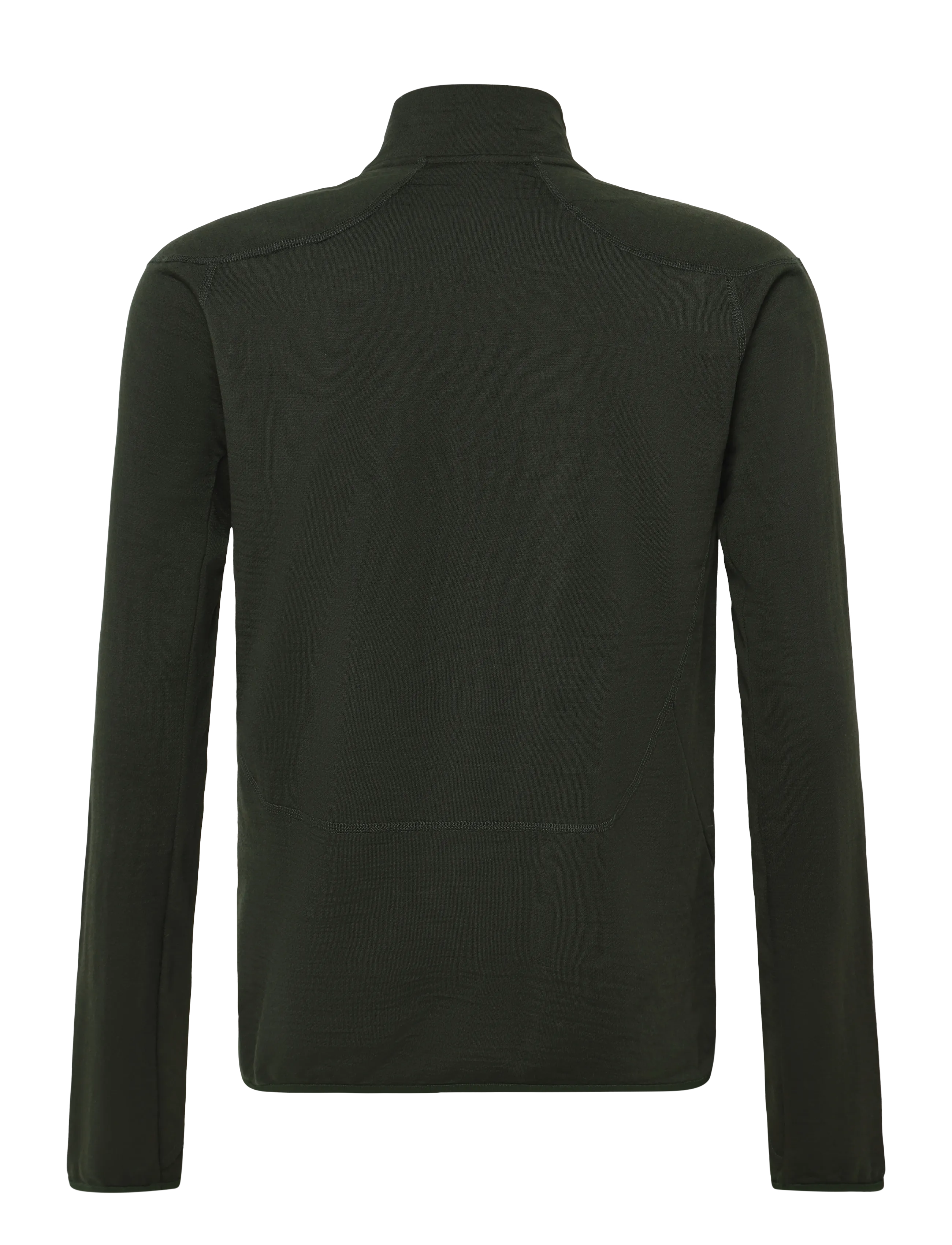 Knowledge Cotton Apparel - Dynamic wool fleece full zip - forest night - 1