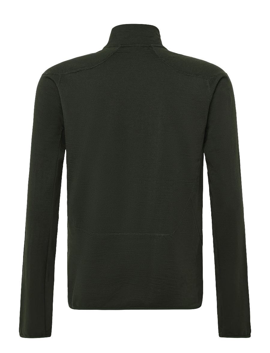 Knowledge Cotton Apparel - Dynamic wool fleece full zip - frühlingsjacken - forest night - 1