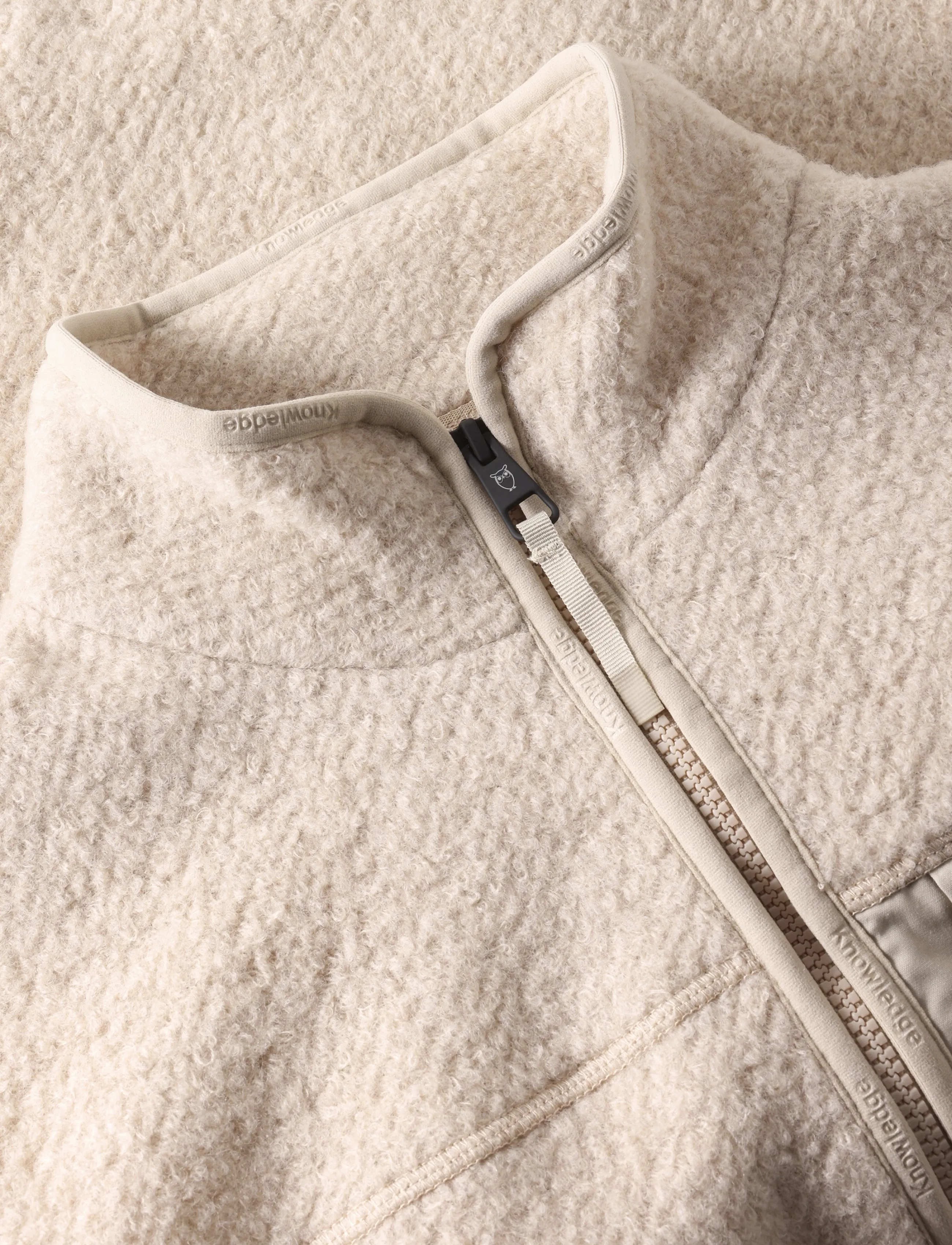 Knowledge Cotton Apparel - Wool fleece vest - shop by occasion - item colour - 3