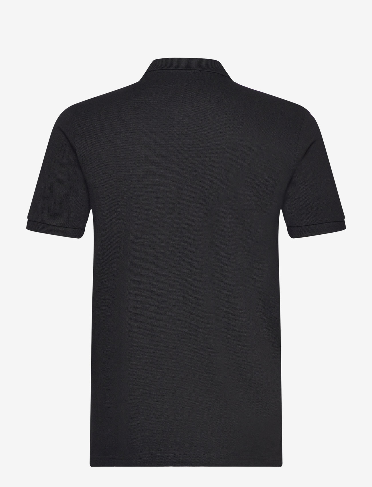 Knowledge Cotton Apparel - Badge polo - kortärmade pikéer - black jet - 2