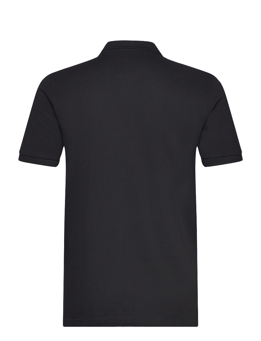 Knowledge Cotton Apparel - TOKE basic badge polo - GOTS/Vegan - short-sleeved polos - black jet - 2