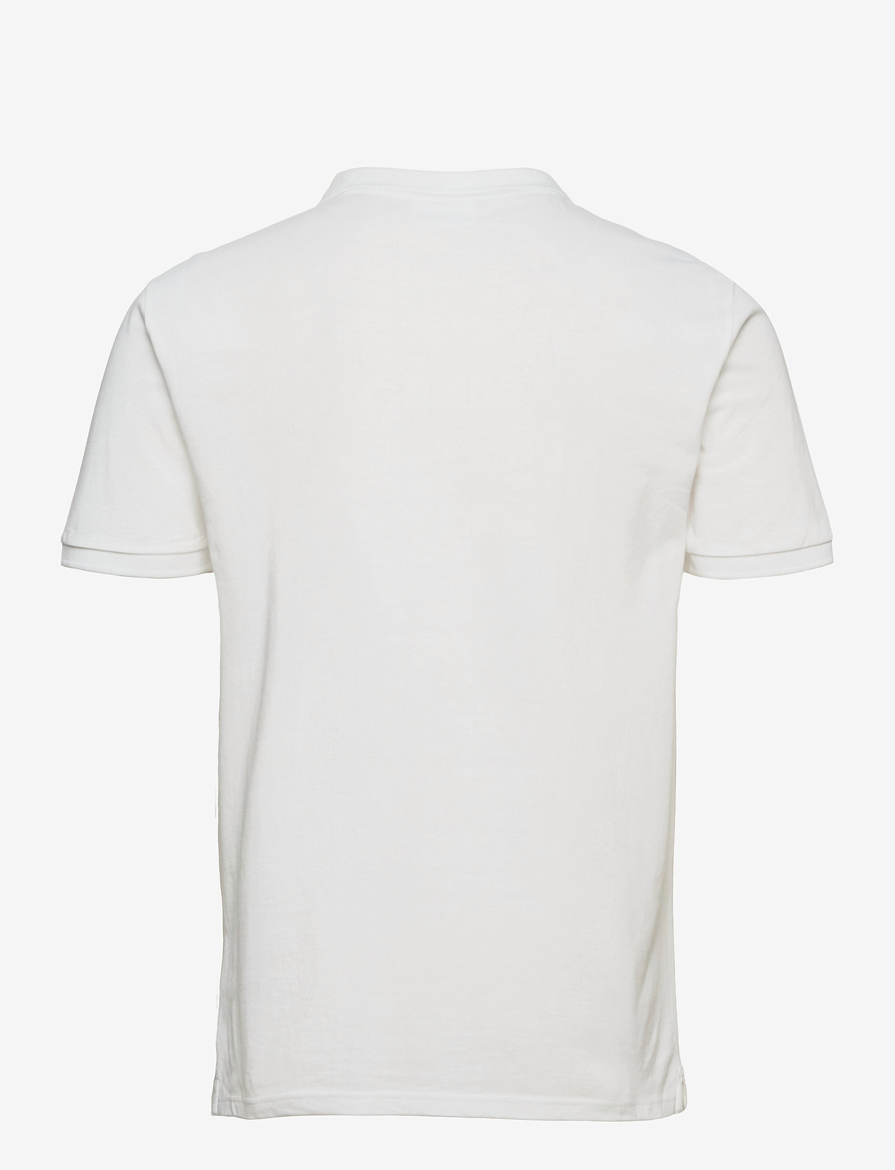 Knowledge Cotton Apparel - Badge polo - kortærmede poloer - bright white - 1