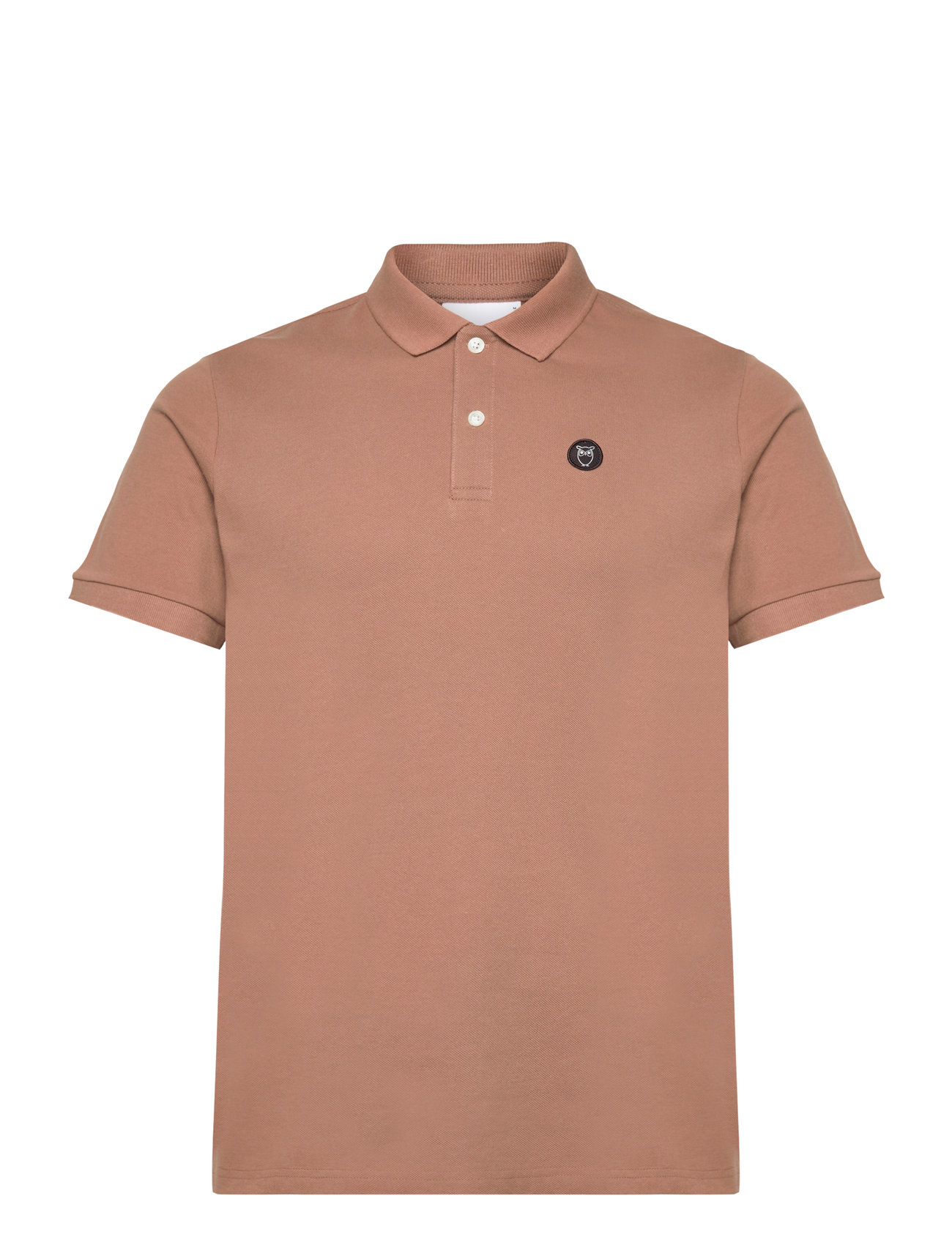 Knowledge Cotton Apparel - Badge polo - chocolate malt - 0