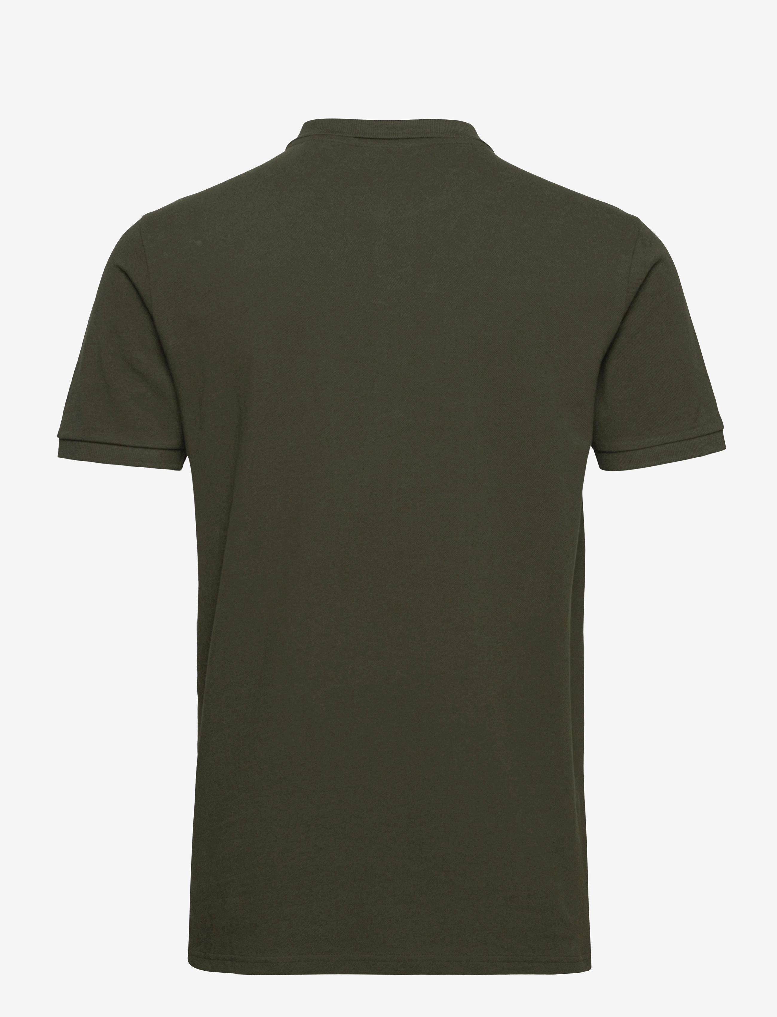 Knowledge Cotton Apparel - Basic badge polo - GOTS/Vegan - kortärmade pikéer - forrest night - 1
