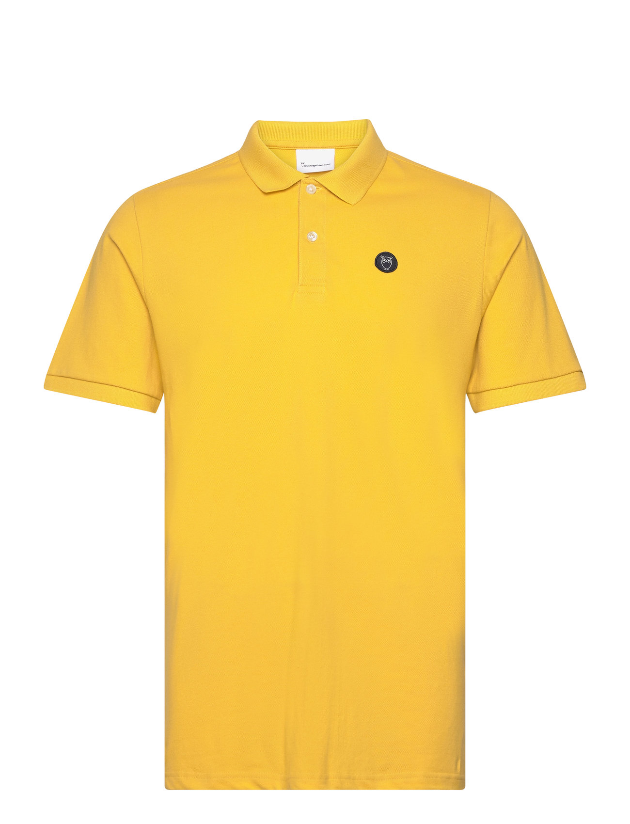 Knowledge Cotton Apparel - Badge polo - misted yellow - 0