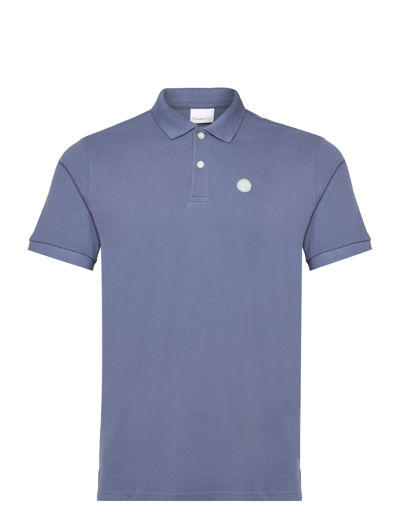 Knowledge Cotton Apparel - Badge polo - moonlight blue - 1